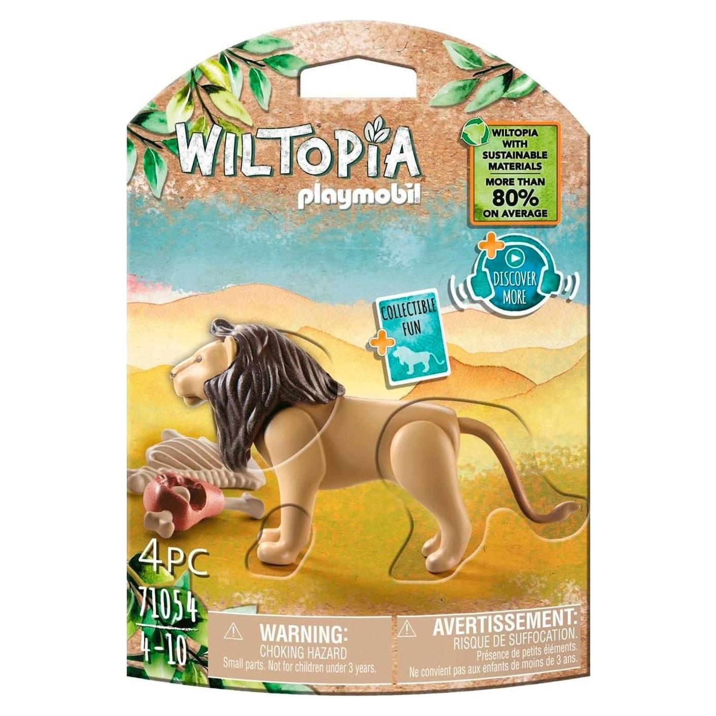 Figura de Animal León Wiltopia Playmobil - 20.32x16.99 cm