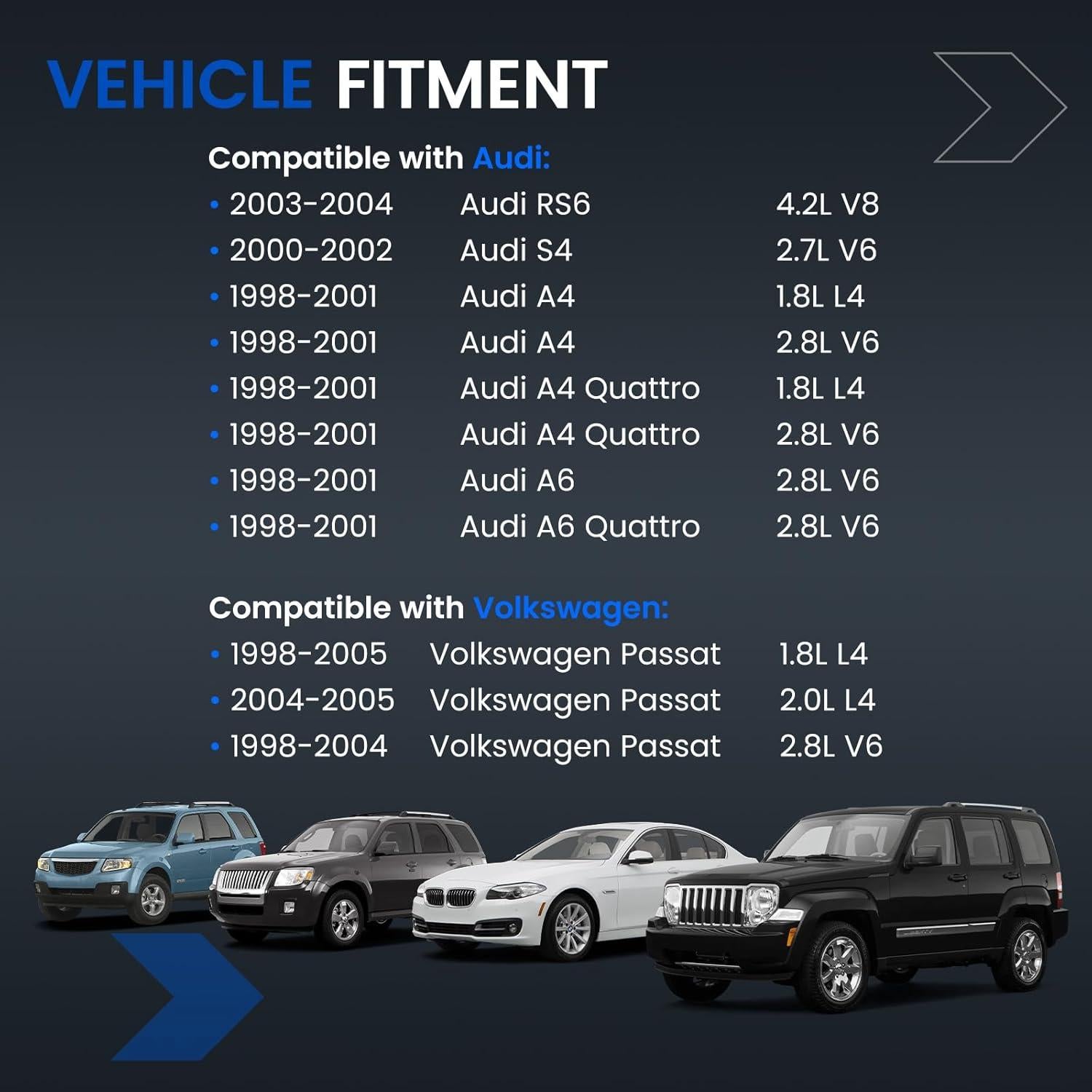 Tanque de Refrigerante SYKRSS 603-703 para Audi y Volkswagen