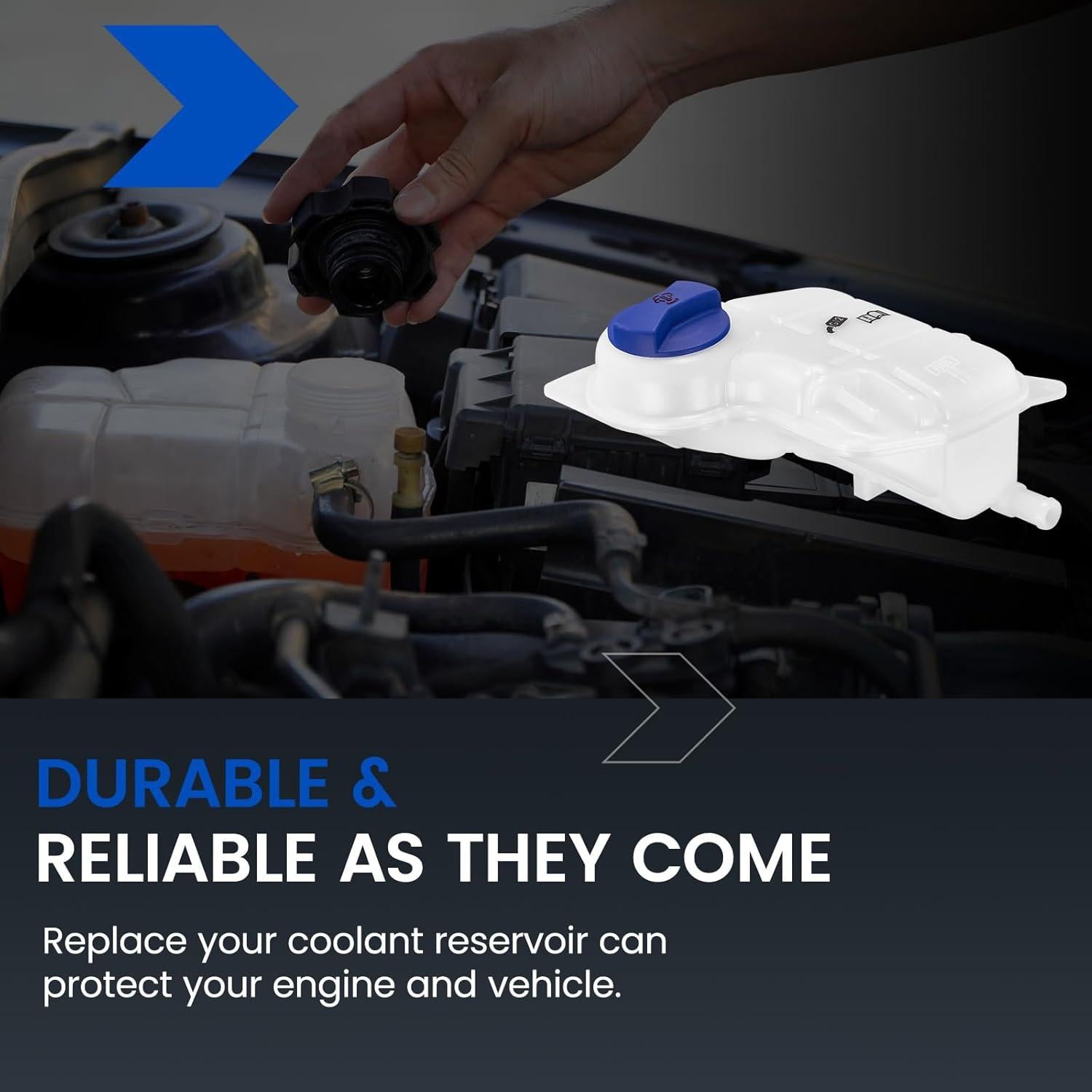 Tanque de Refrigerante SYKRSS 603-703 para Audi y Volkswagen