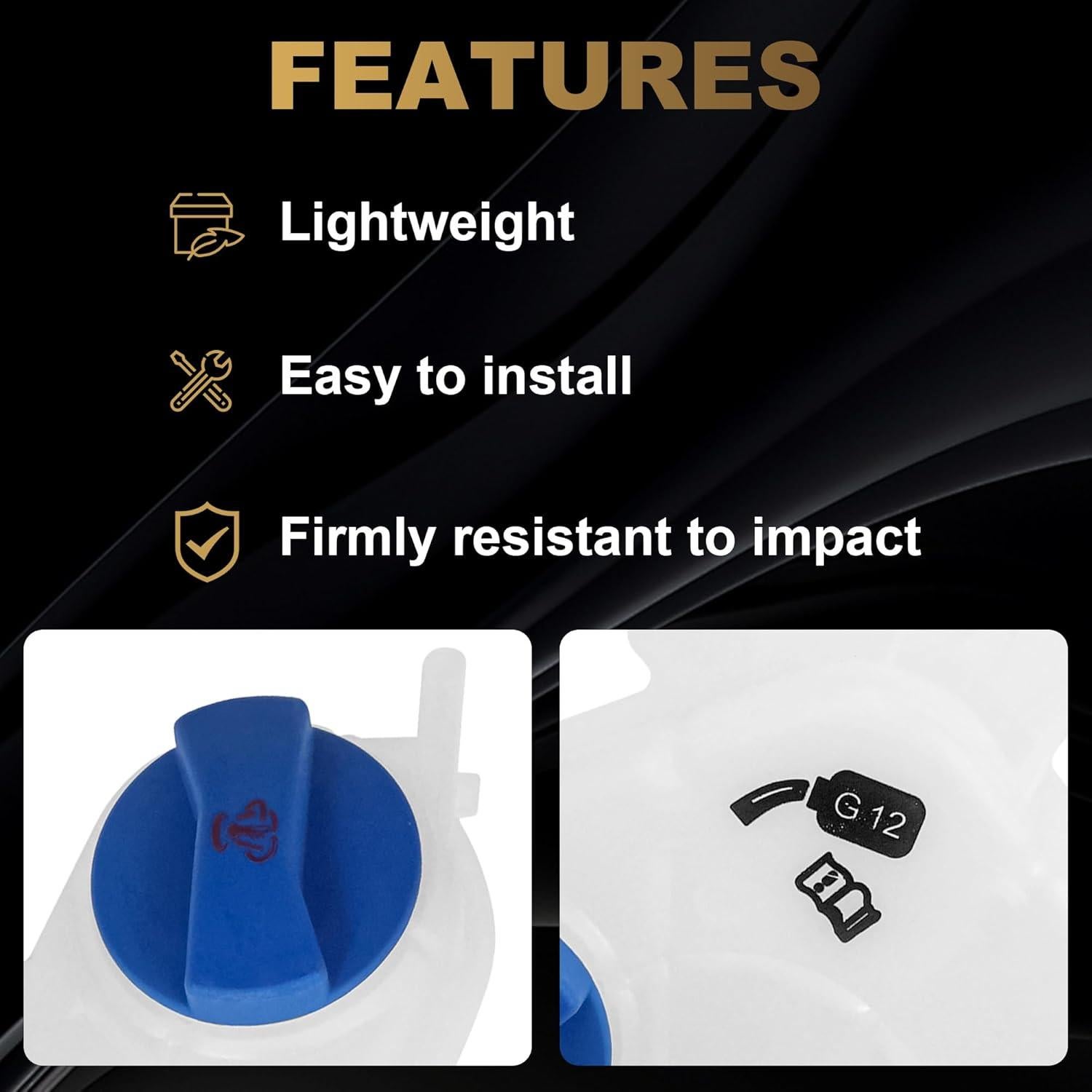 Tanque de Refrigerante PartsFlow con Tapa para Audi A4/A6