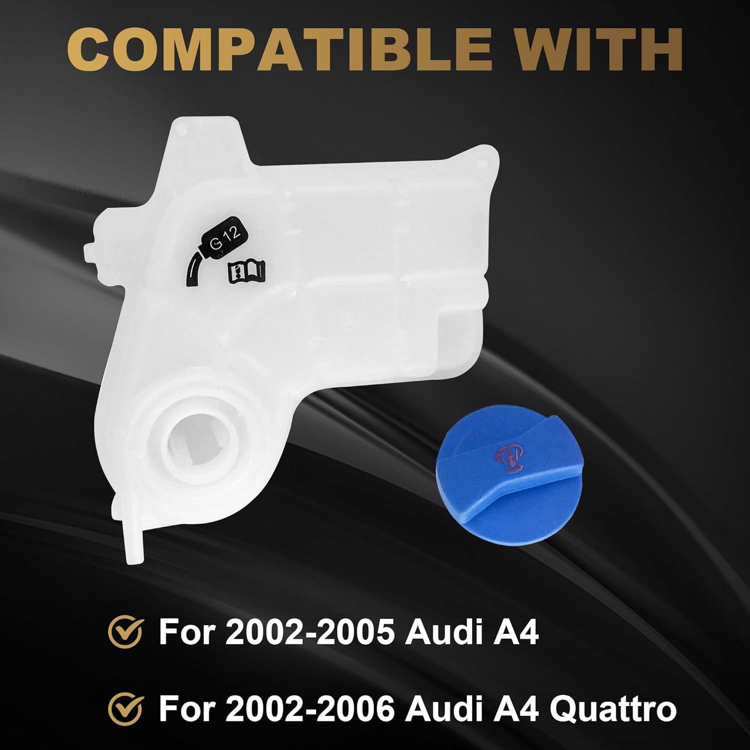 Tanque de Refrigerante PartsFlow con Tapa para Audi A4/A6