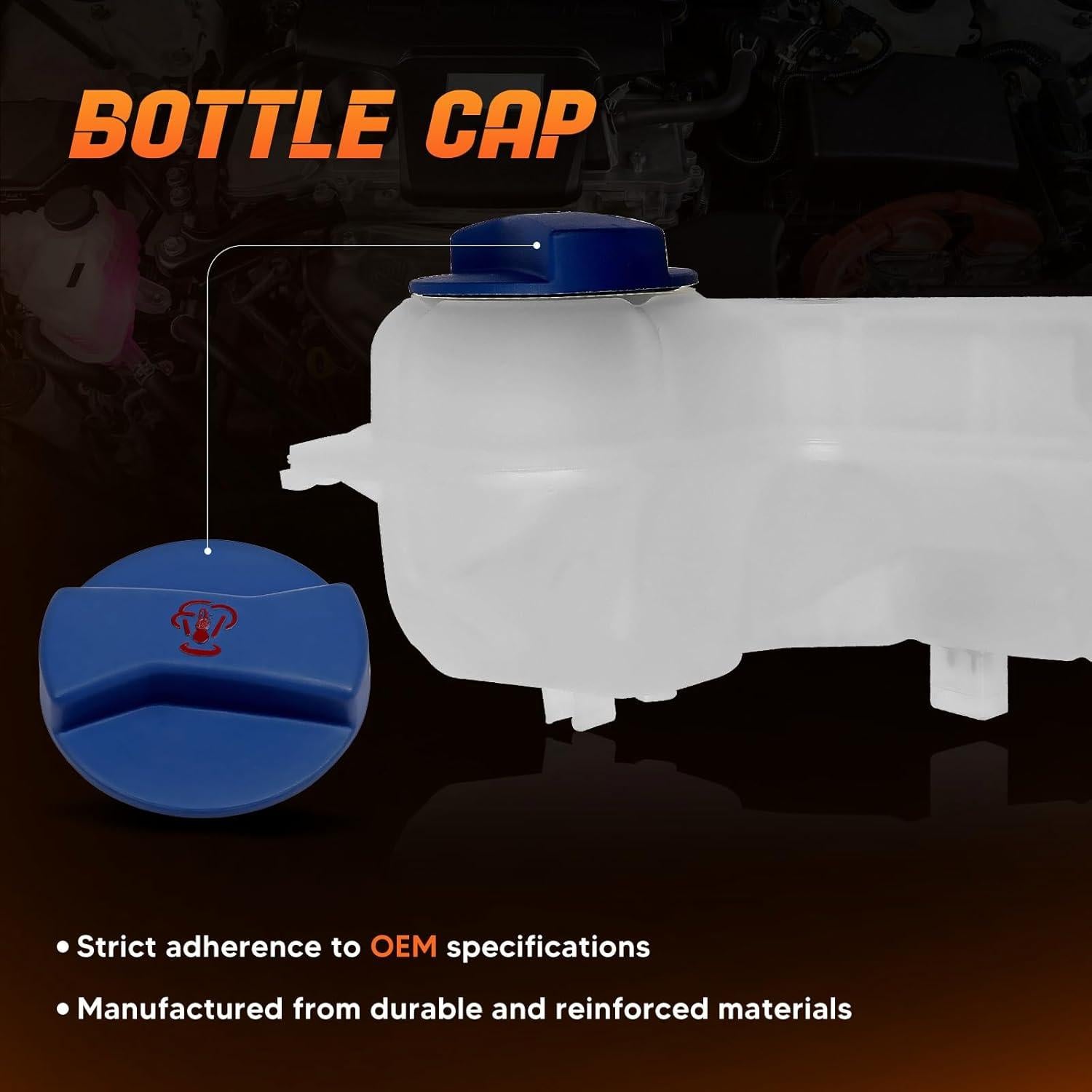 Tanque de Refrigerante Fexhull para Audi A4 2005-2009 0.99kg