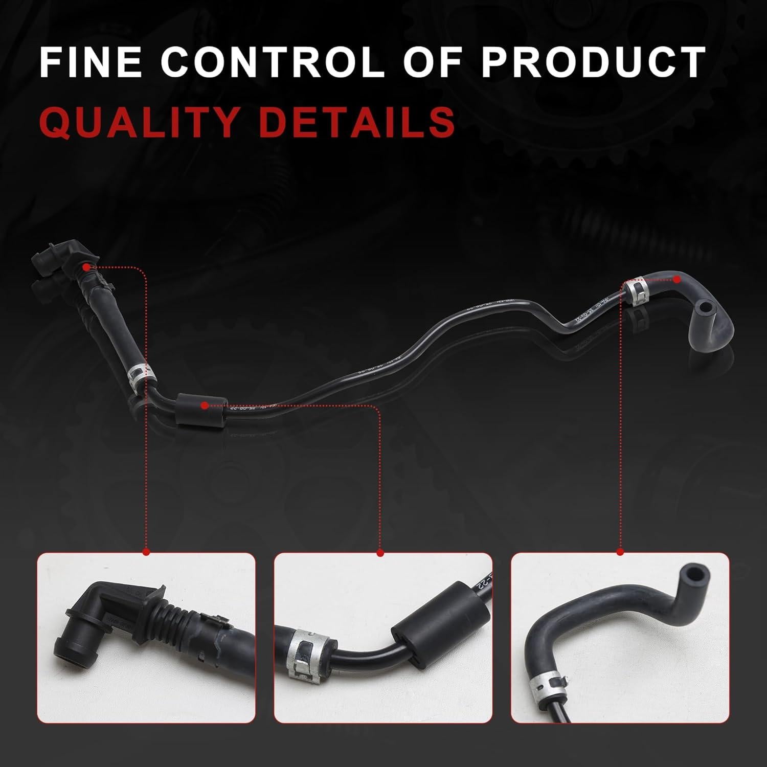 Tubería de refrigerante Yiklwwy 06L121081K para Audi y VW