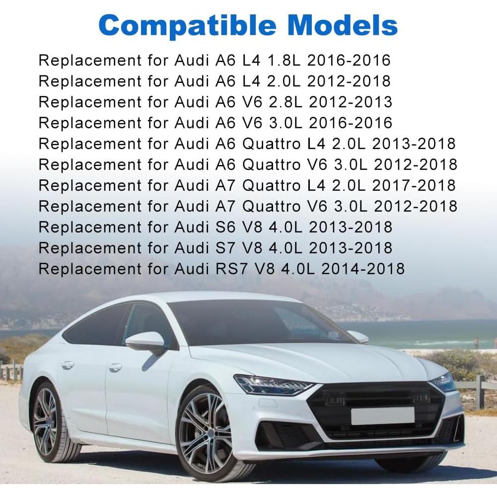 Tanque de Refrigerante JDMON para Audi A6 A7 S6 S7 RS7 2012-2018