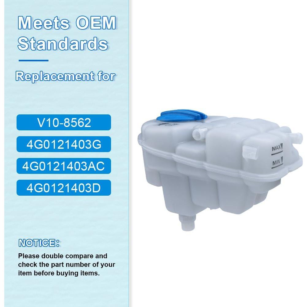 Tanque de Refrigerante JDMON para Audi A6 A7 S6 S7 RS7 2012-2018