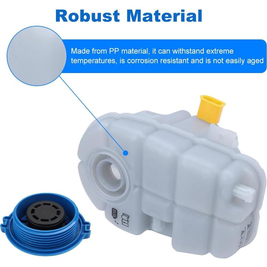 Tanque de Refrigerante JDMON para Audi A6 A7 S6 S7 RS7 2012-2018