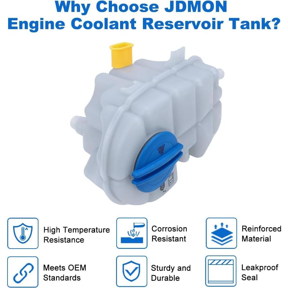 Tanque de Refrigerante JDMON para Audi A6 A7 S6 S7 RS7 2012-2018