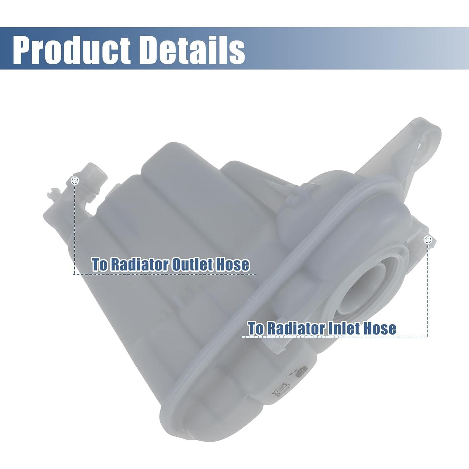 Tanque de Refrigerante Audi A4 A5 Quattro X AUTOHAUX 0.98kg