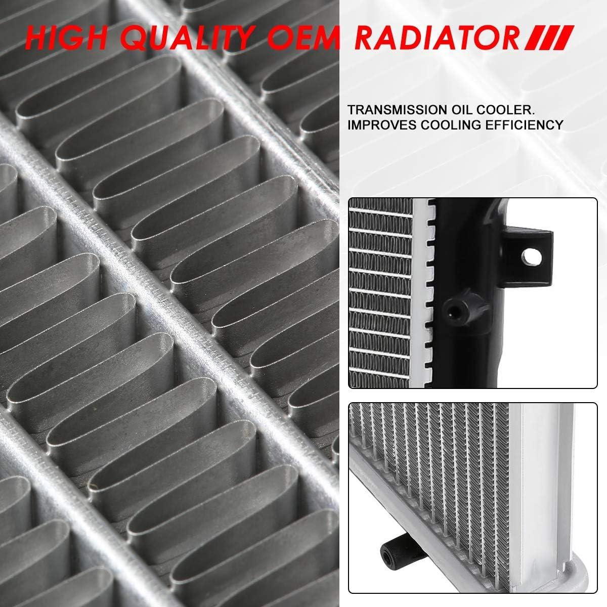 Radiador Auto Dynasty 1 Fila Aluminio para Audi A3 S3 TT