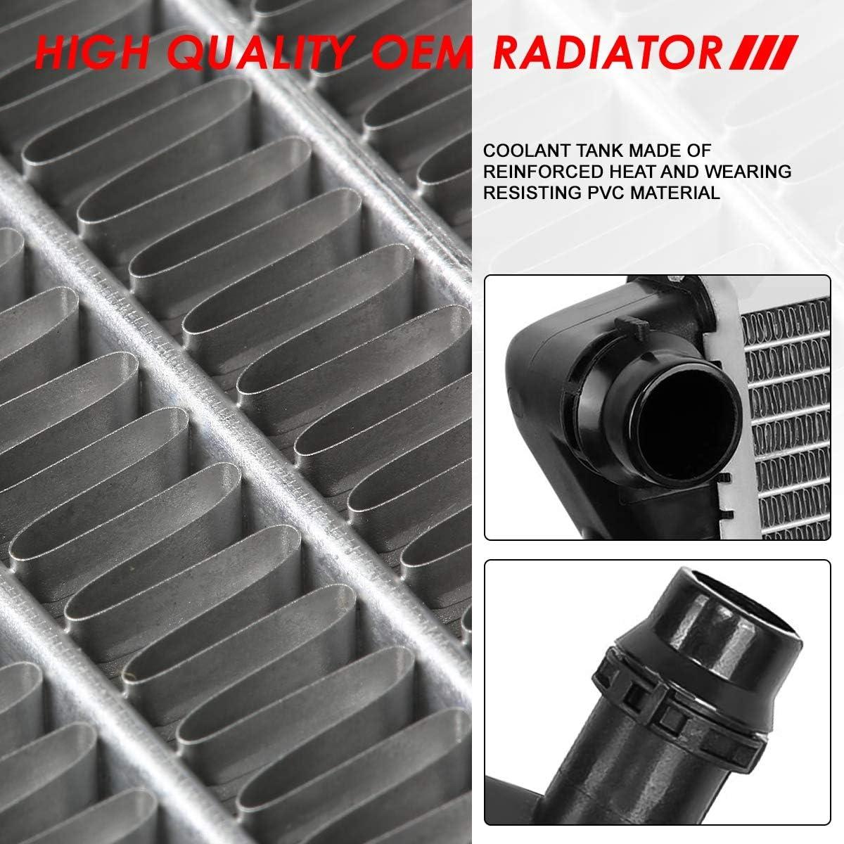 Radiador Auto Dynasty 1 Fila Aluminio para Audi A3 S3 TT