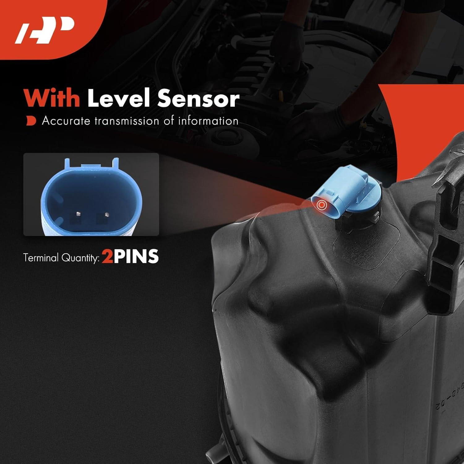 Tanque de Recuperación de Refrigerante A-Premium para BMW 550i/750i