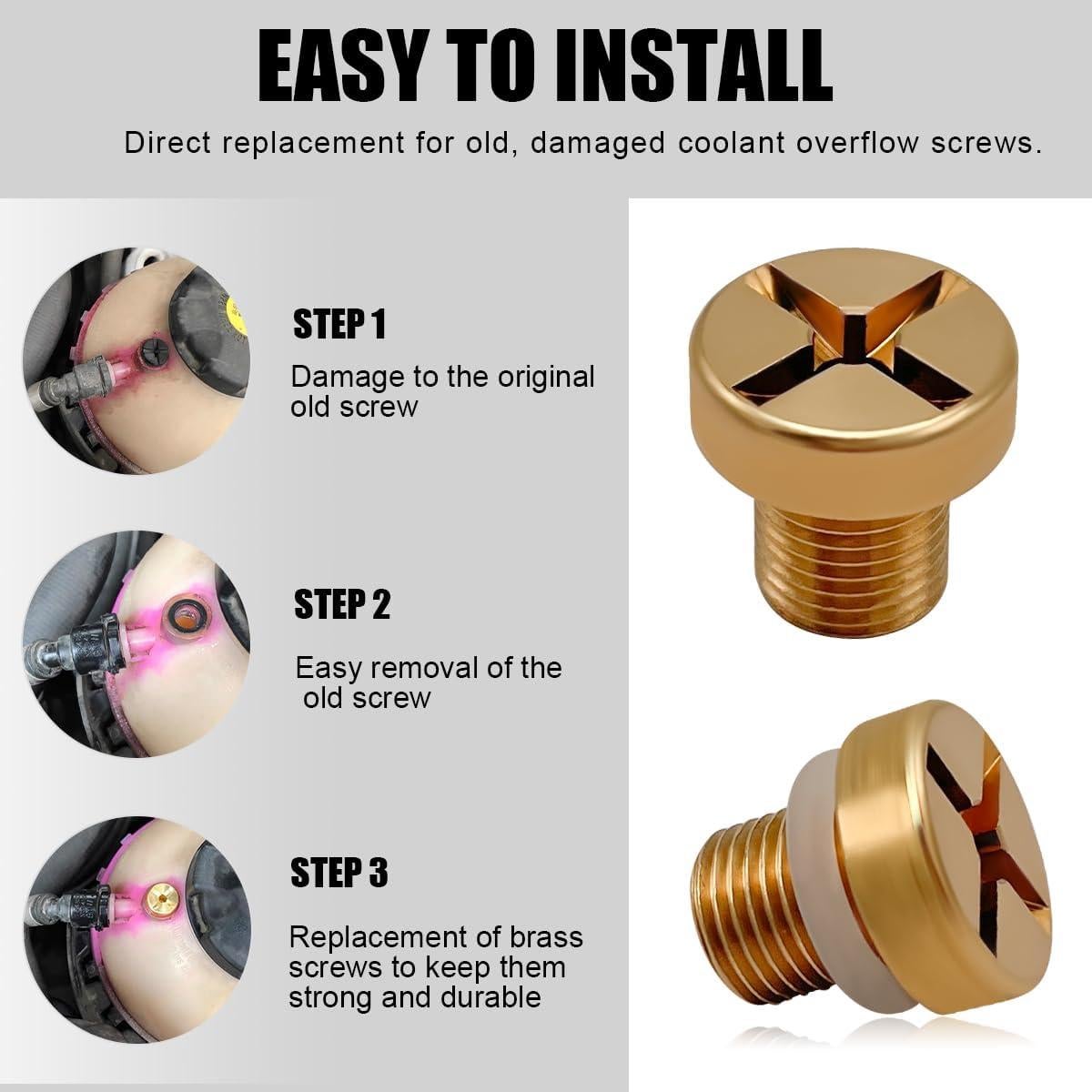 Tornillo de purga Gasedin para tanque de refrigerante 17111712788