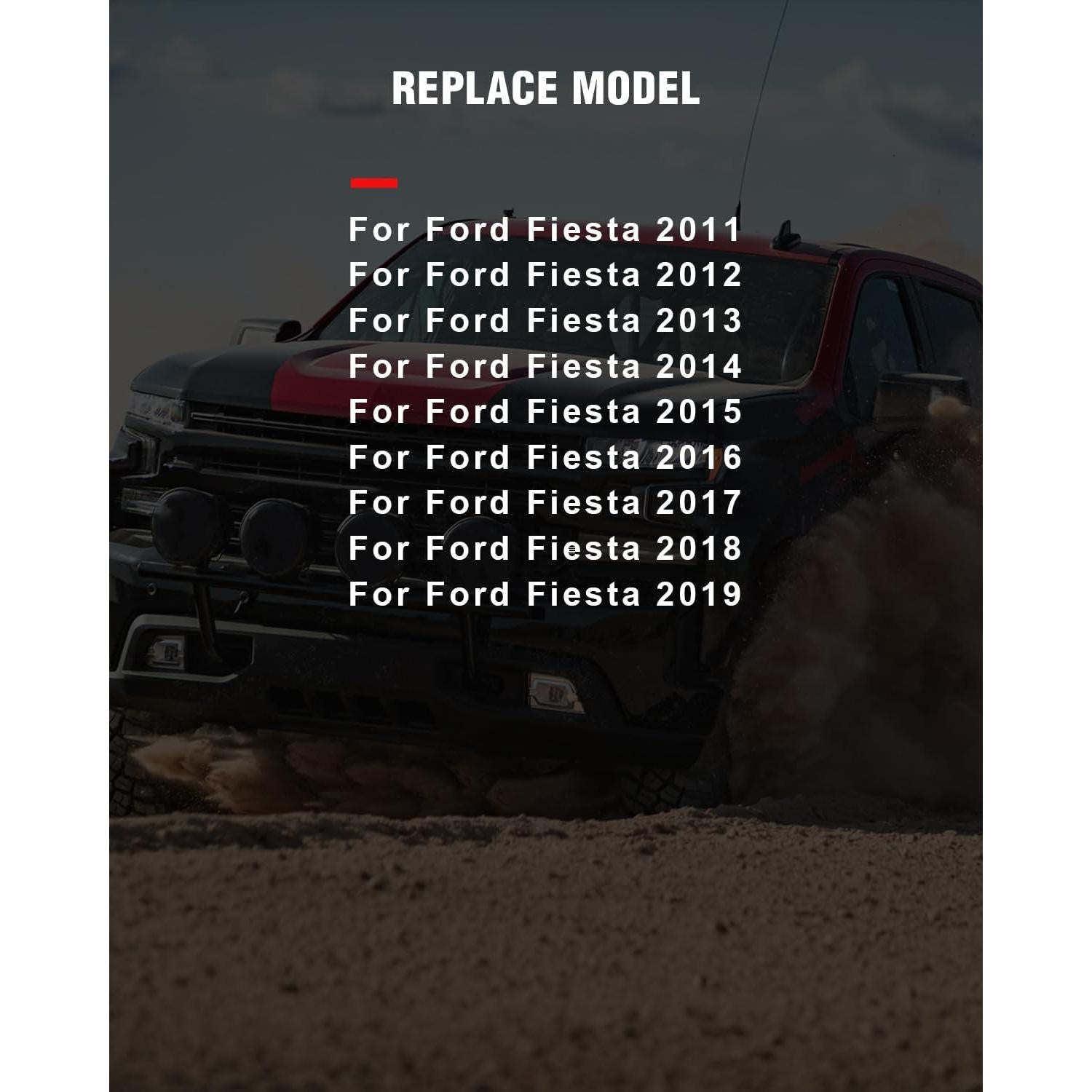 Tanque de Refrigerante CCIYU para Ford Fiesta 2011-2019