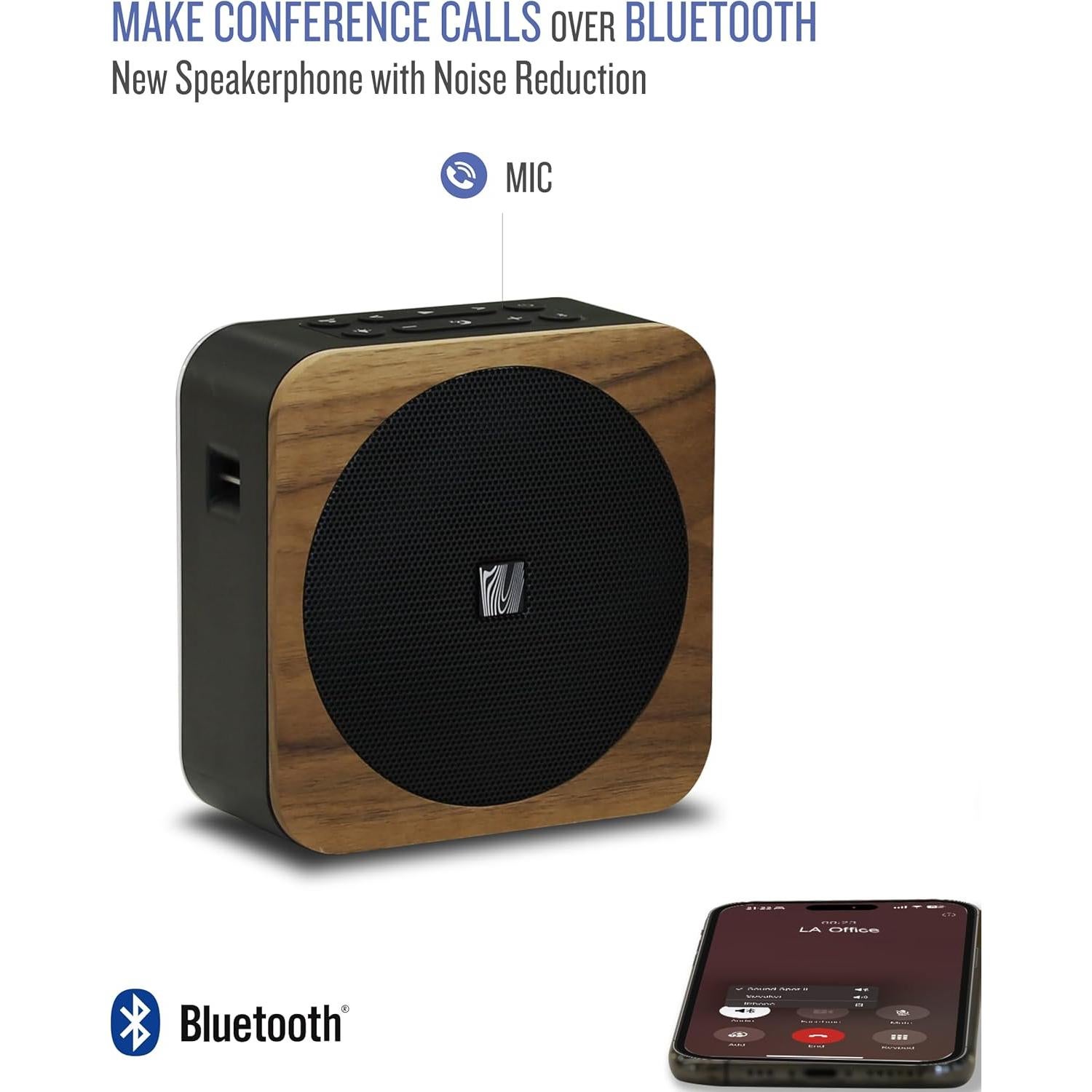 Altavoz Bluetooth Sound Spot II SFQ-18 con Luz y Bajo Potente