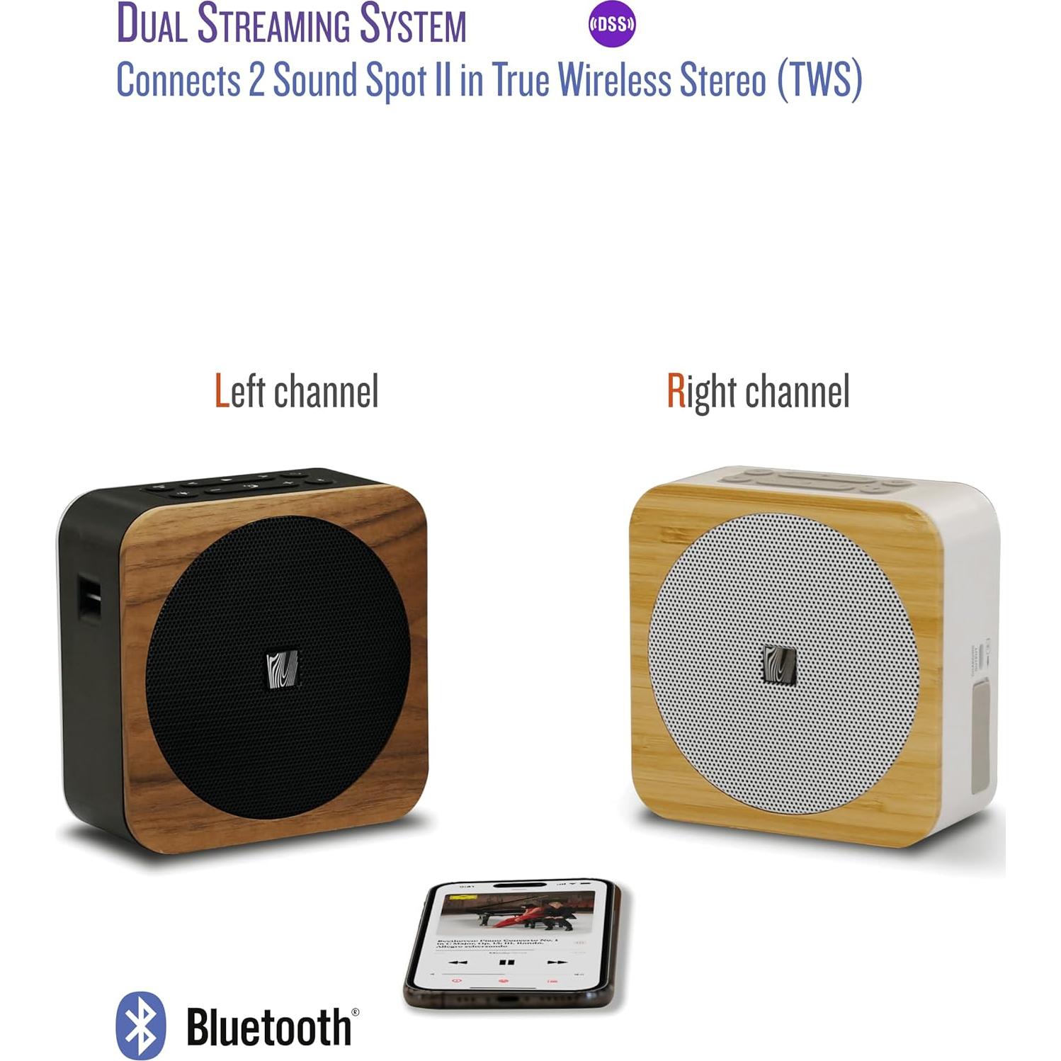 Altavoz Bluetooth Sound Spot II SFQ-18 con Luz y Bajo Potente