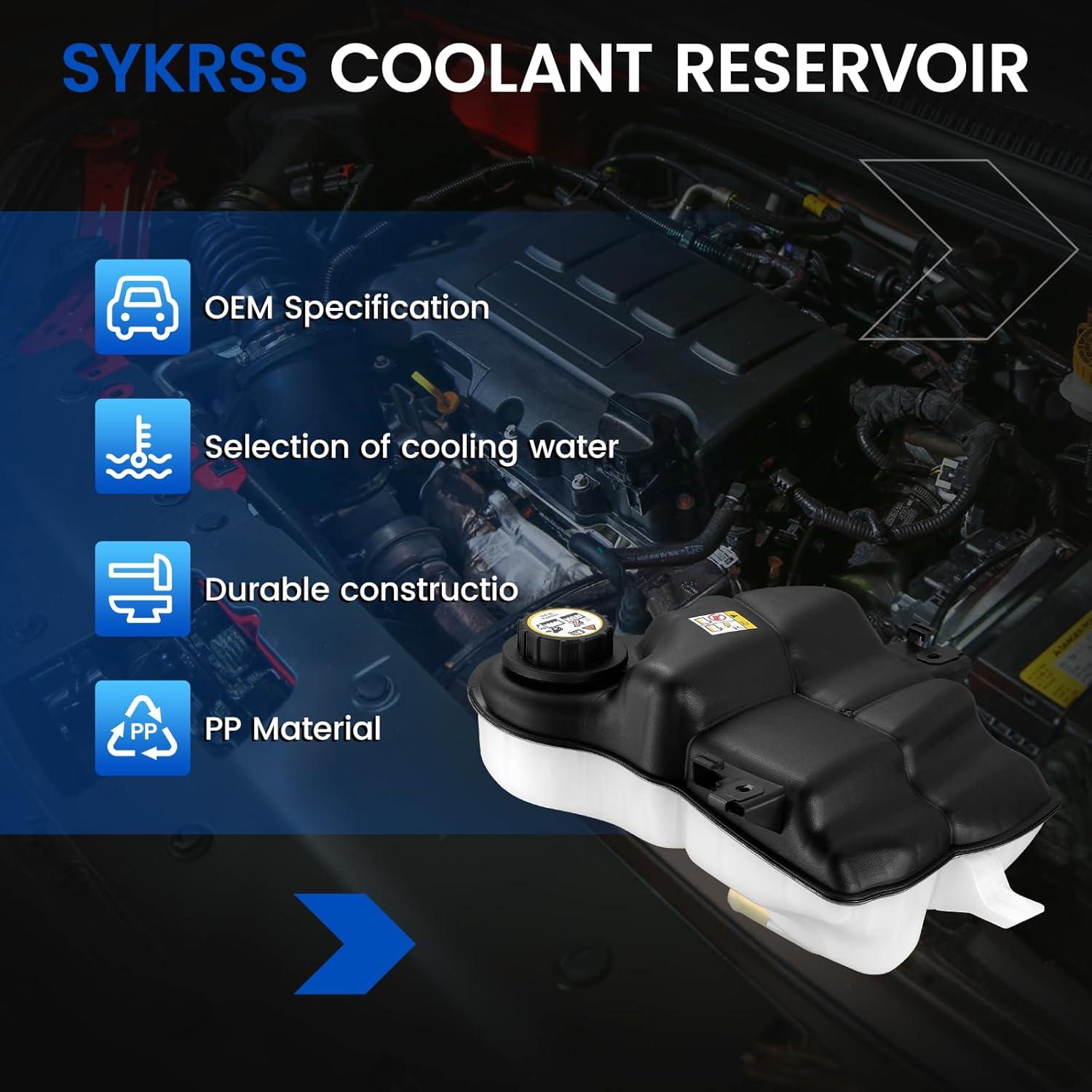 Tanque de Refrigerante SYKRSS 603-217 para Ford F-250 F-350 2003-2007