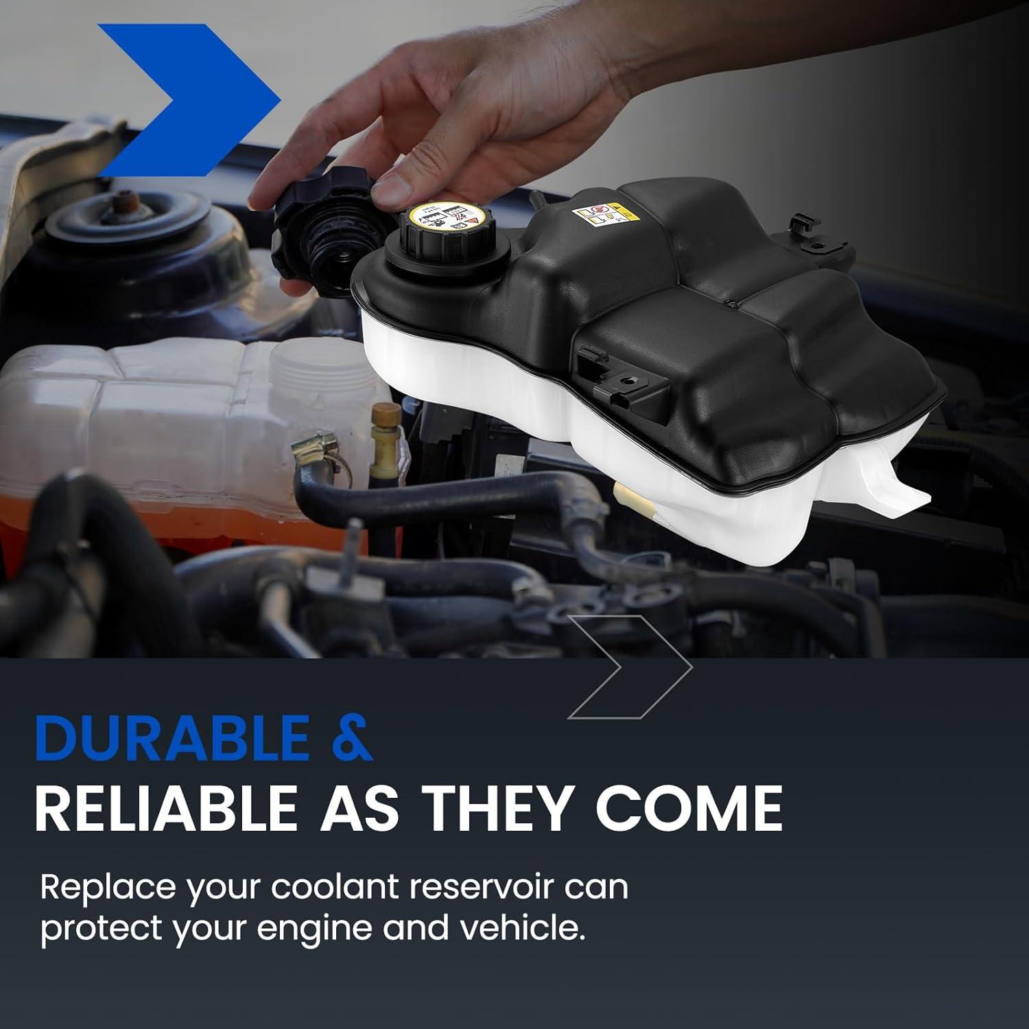 Tanque de Refrigerante SYKRSS 603-217 para Ford F-250 F-350 2003-2007