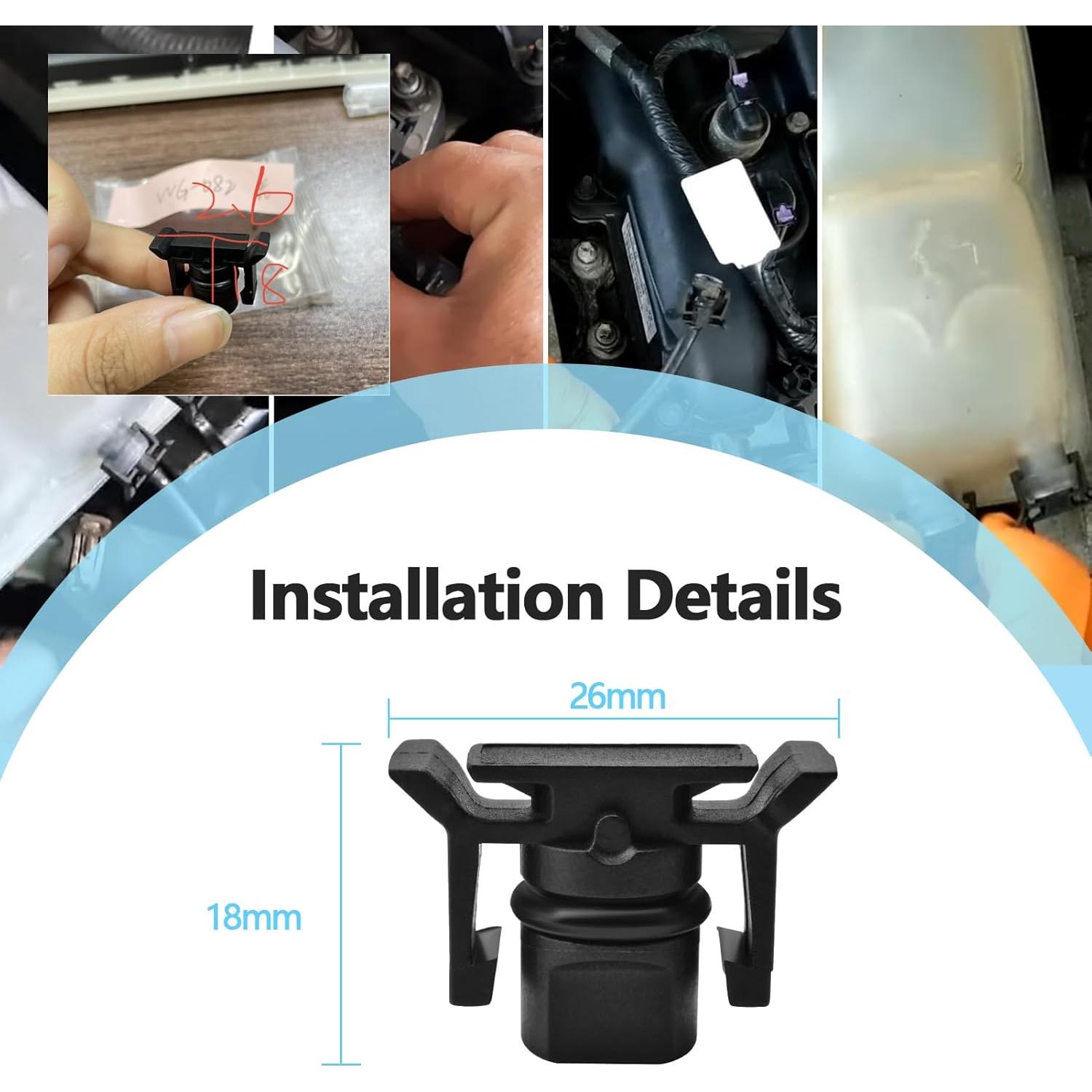 Tapa de Radiador Quealzara para Ford Focus 2012-2018 y Fiesta 2014-2019