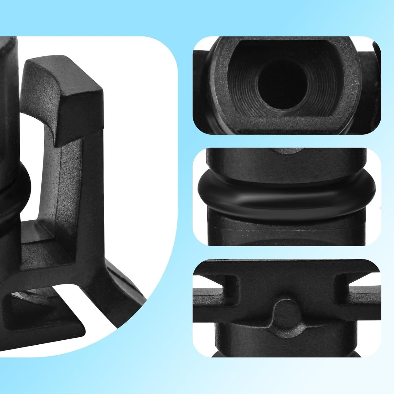 Tapa de Radiador Quealzara para Ford Focus 2012-2018 y Fiesta 2014-2019