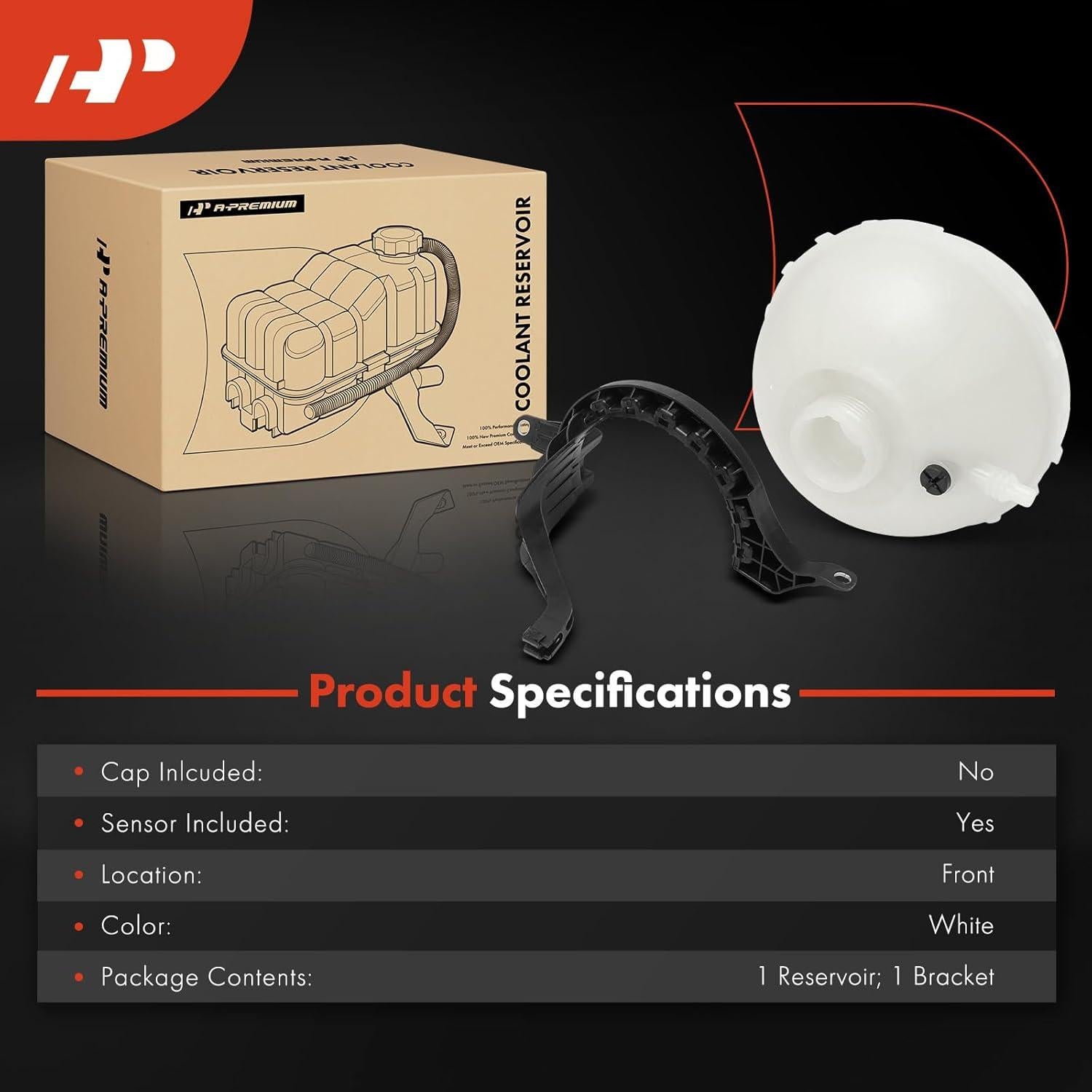 Tanque de Recuperación de Refrigerante A-Premium para BMW 528i 2012-2016