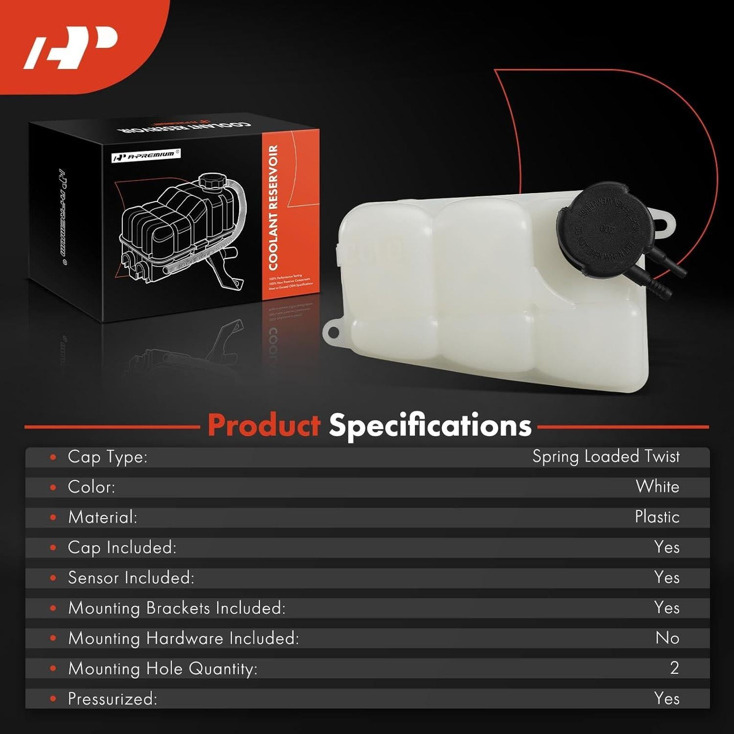 Tanque de Recuperación Refrigerante A-Premium para BMW E39 M5 E52 Z8