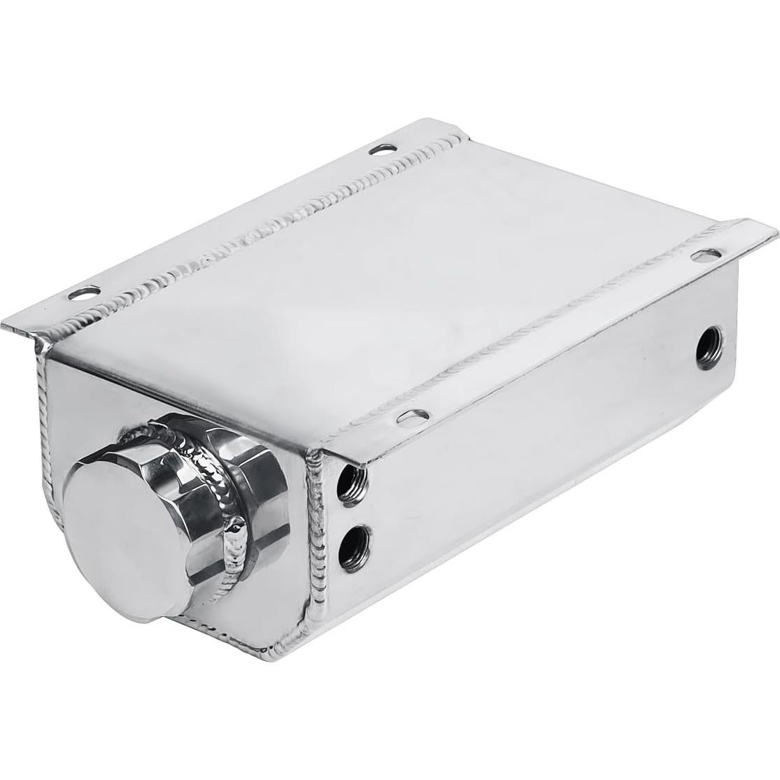 Tanque de Expansión de Refrigerante LokoCar 2L Aluminio Plateado