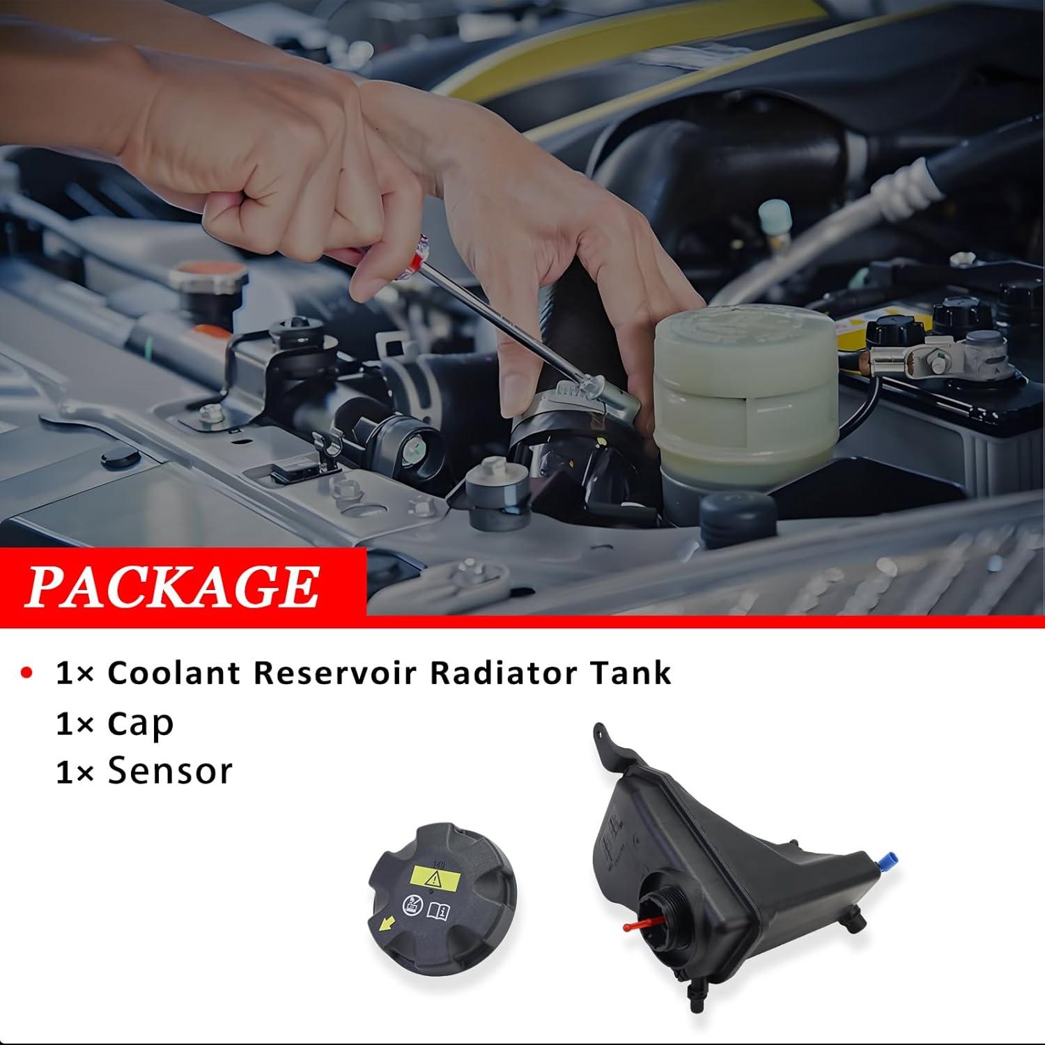 Tanque de Refrigerante YINAVAGAD 17137567462 para BMW