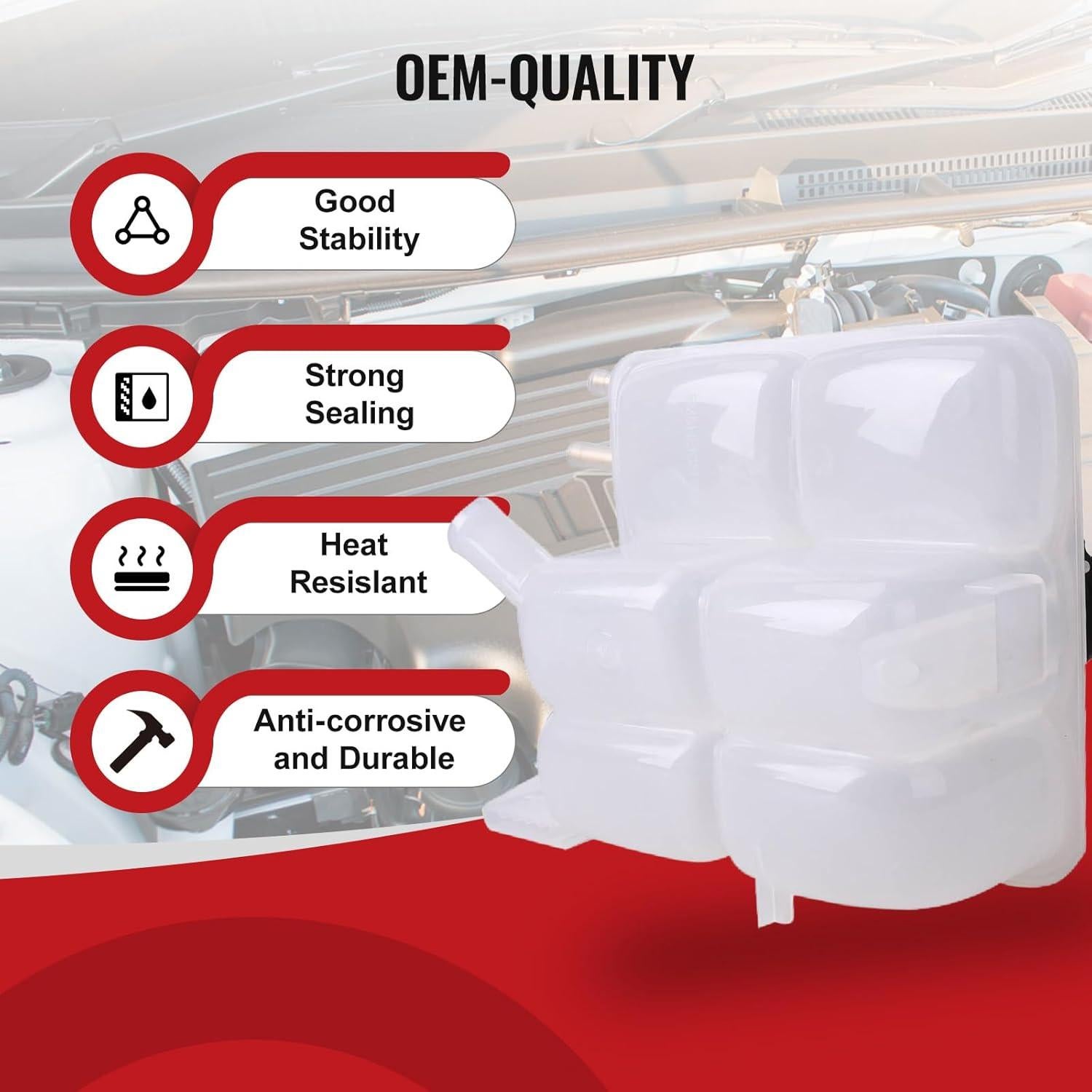 Tanque de Expansión de Refrigerante Bapmic para Mazda 3 2004-2013