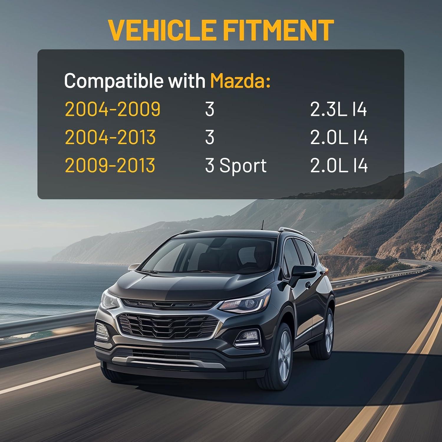 Tanque de Refrigerante SYKRSS 603-043 para Mazda 3 2004-2013