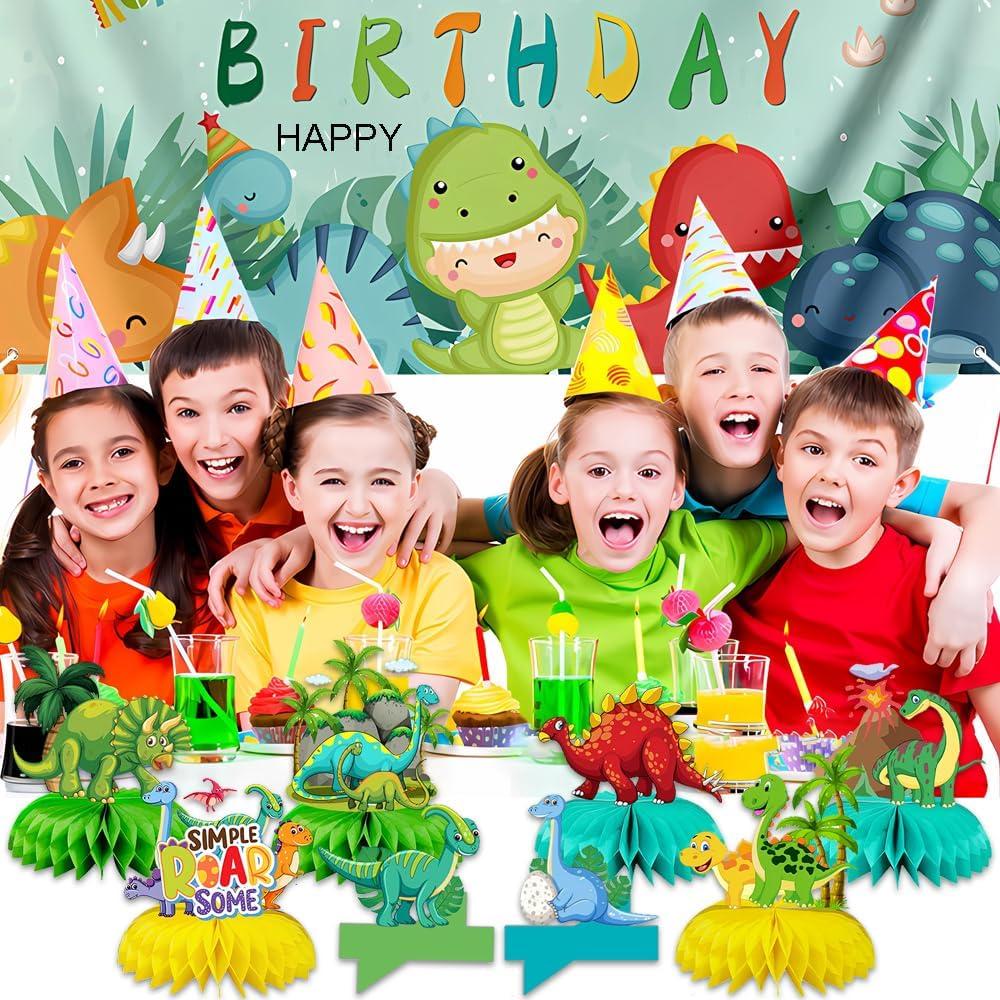 Centros de Mesa de Dinosaurio Jamonxi 10 Piezas para Cumpleaños