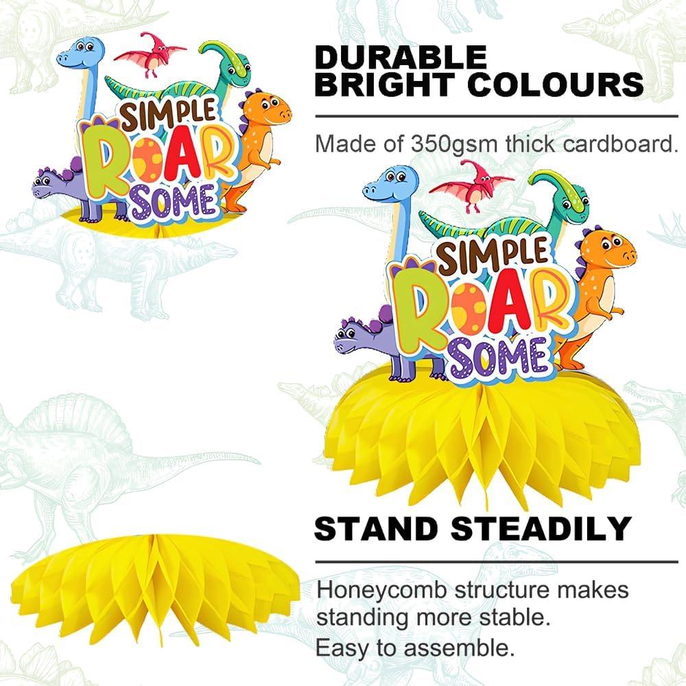 Centros de Mesa de Dinosaurio Jamonxi 10 Piezas para Cumpleaños