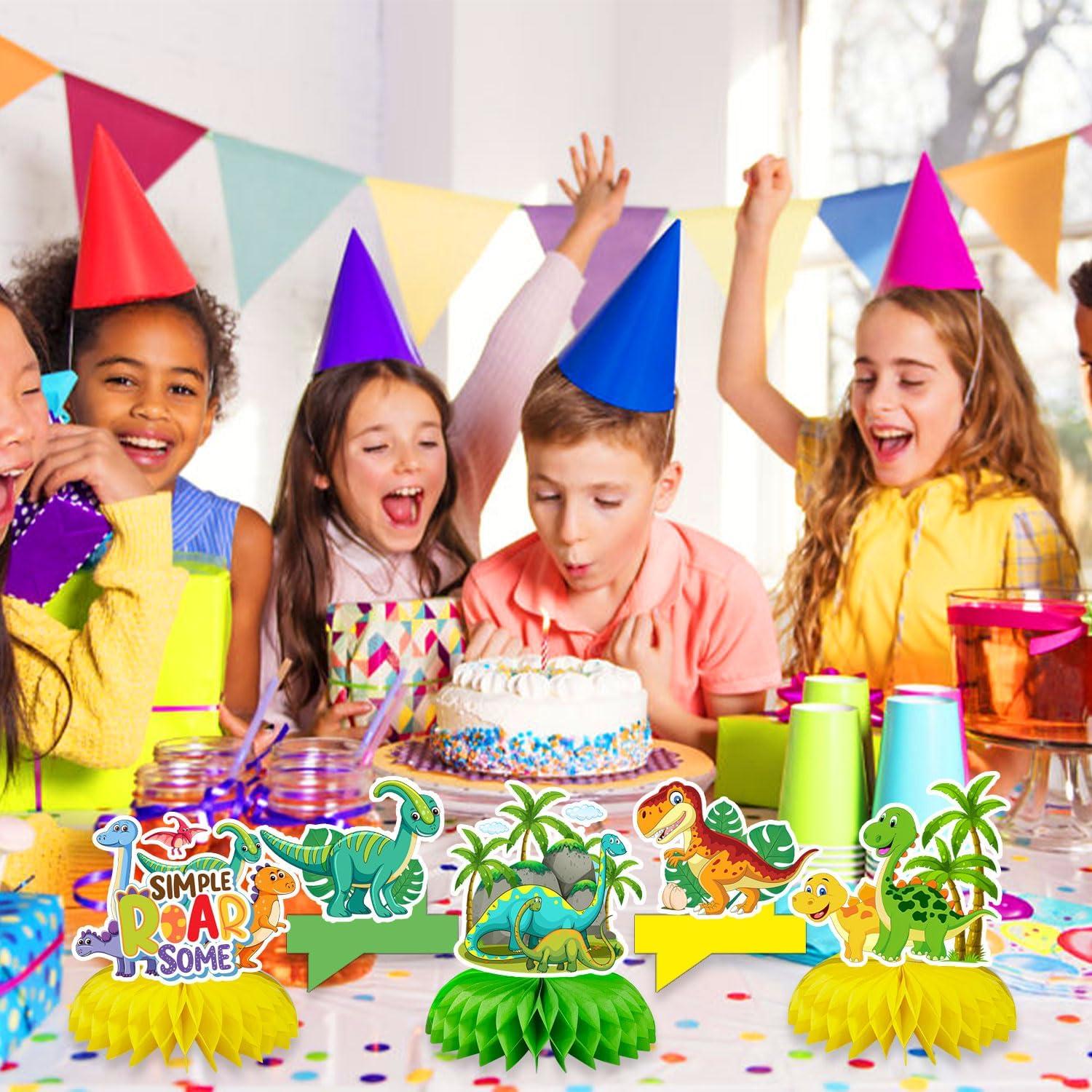 Centros de Mesa de Dinosaurio Jamonxi 10 Piezas para Cumpleaños