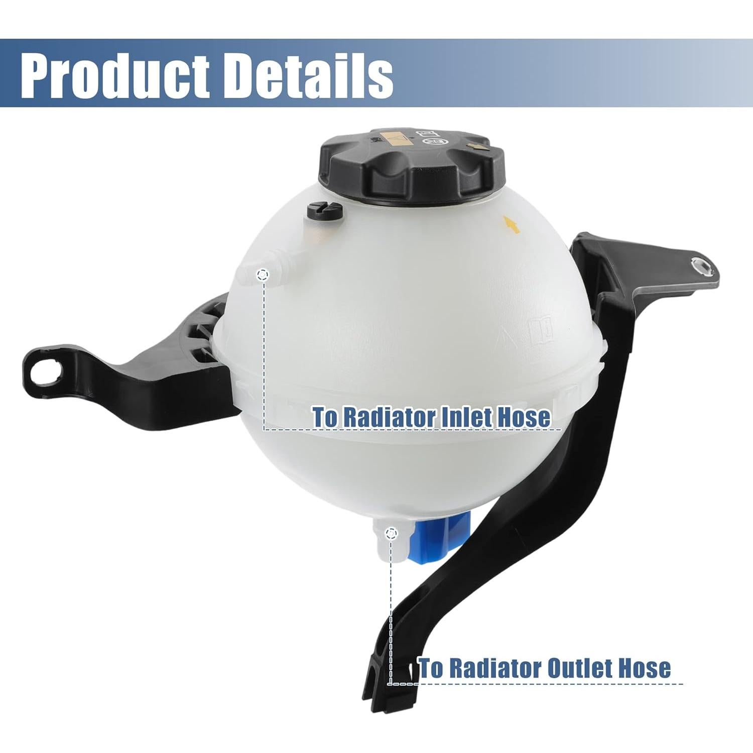 Tanque de Refrigerante BMW 528i X AUTOHAUX con Tapa y Sensor