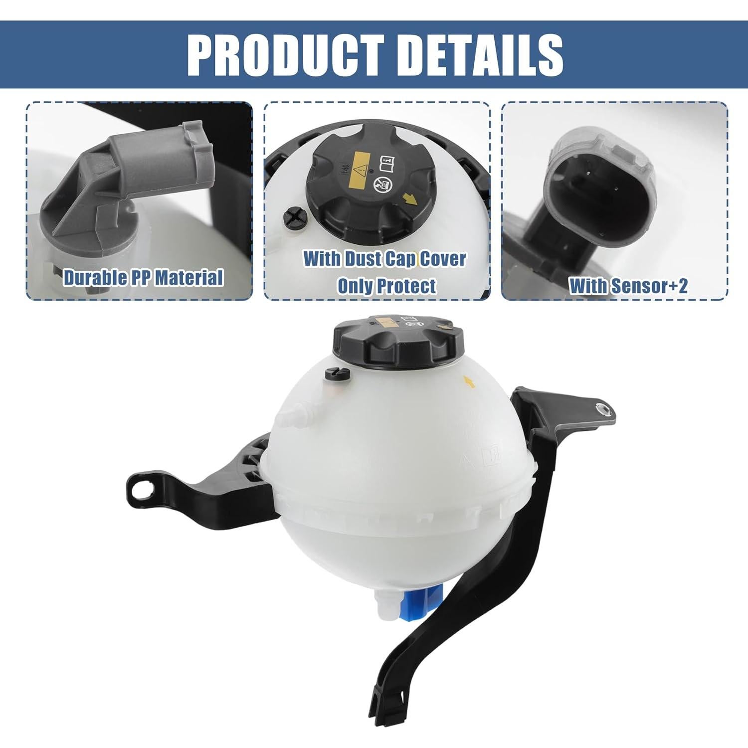 Tanque de Refrigerante BMW 528i X AUTOHAUX con Tapa y Sensor