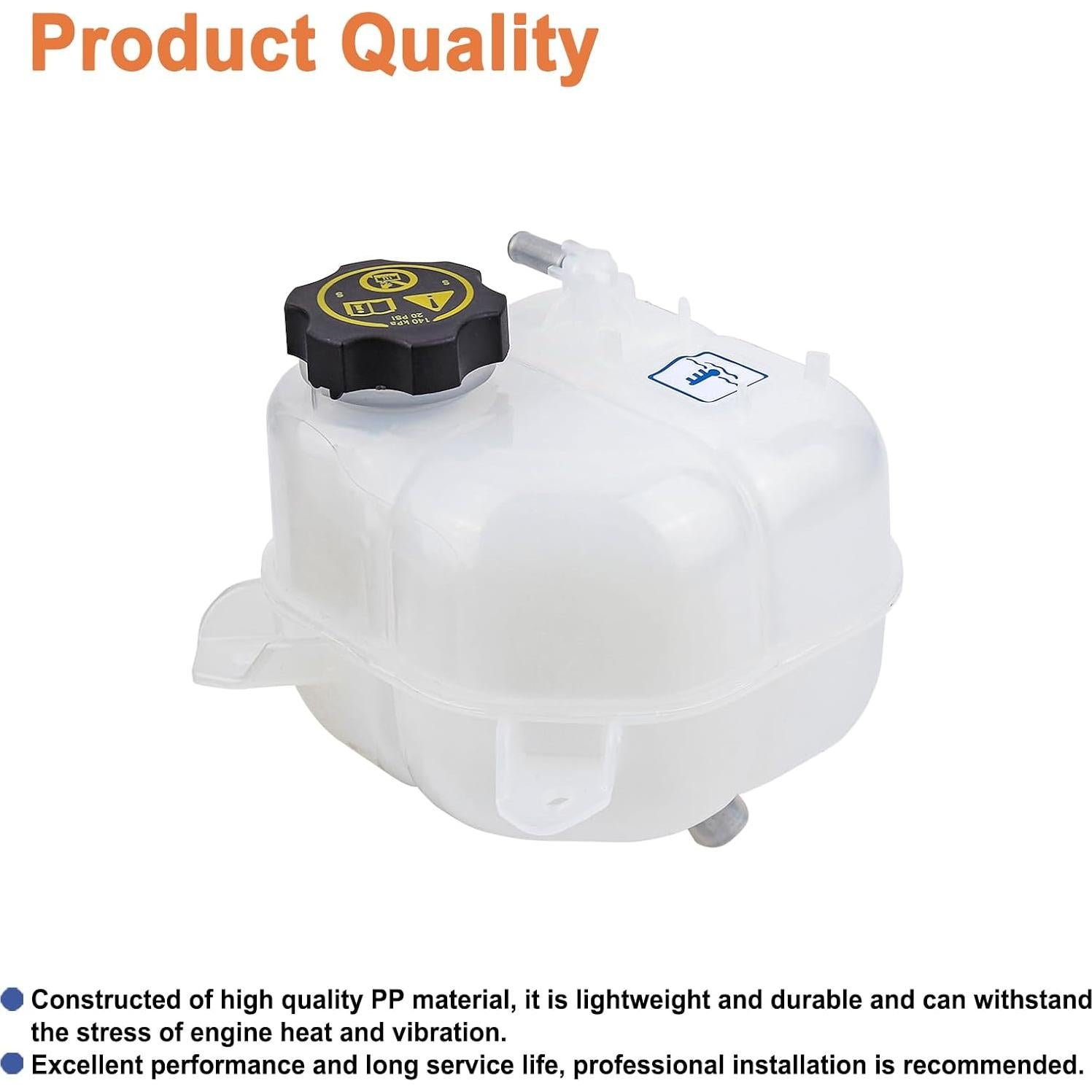 Tanque de Refrigerante Frontal YOUYIEN para Jeep y Chrysler