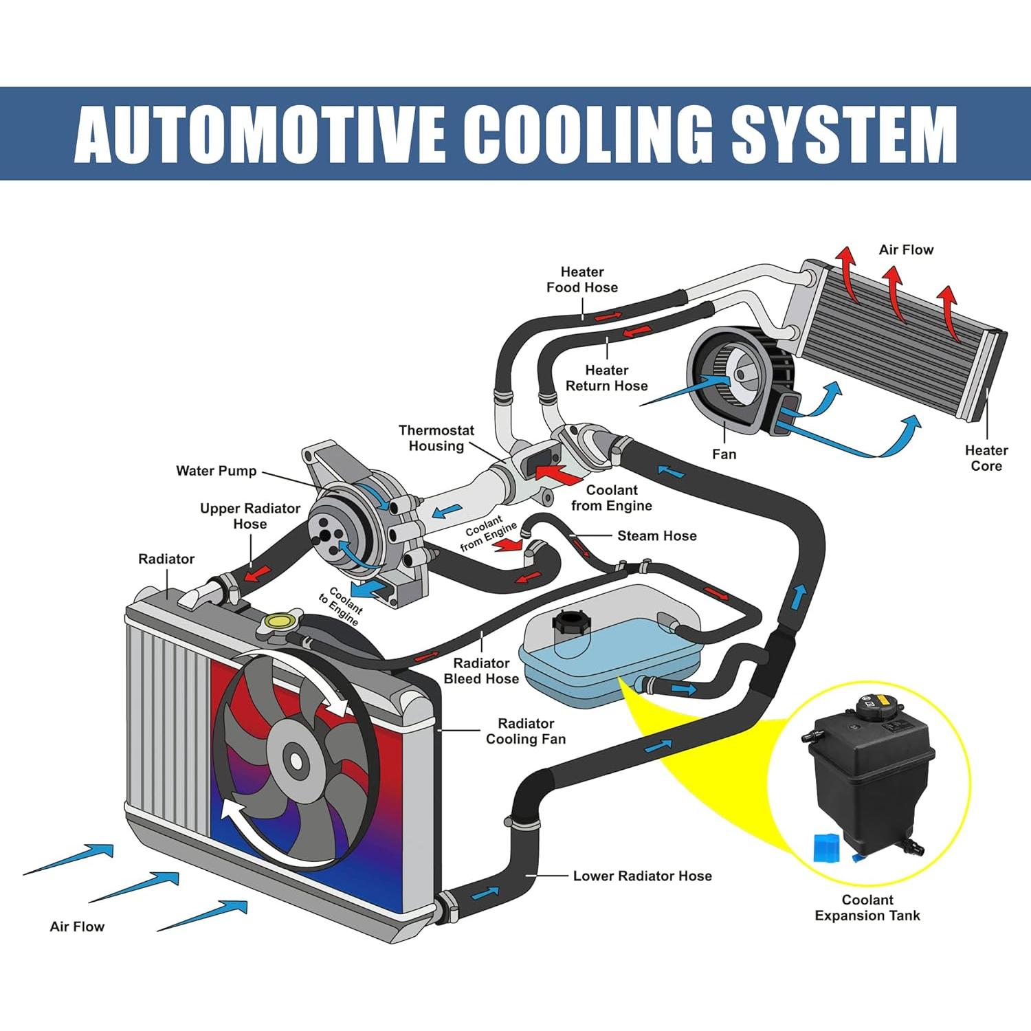 Tanque de Refrigerante BMW X5 E53 2004-2006 X AUTOHAUX