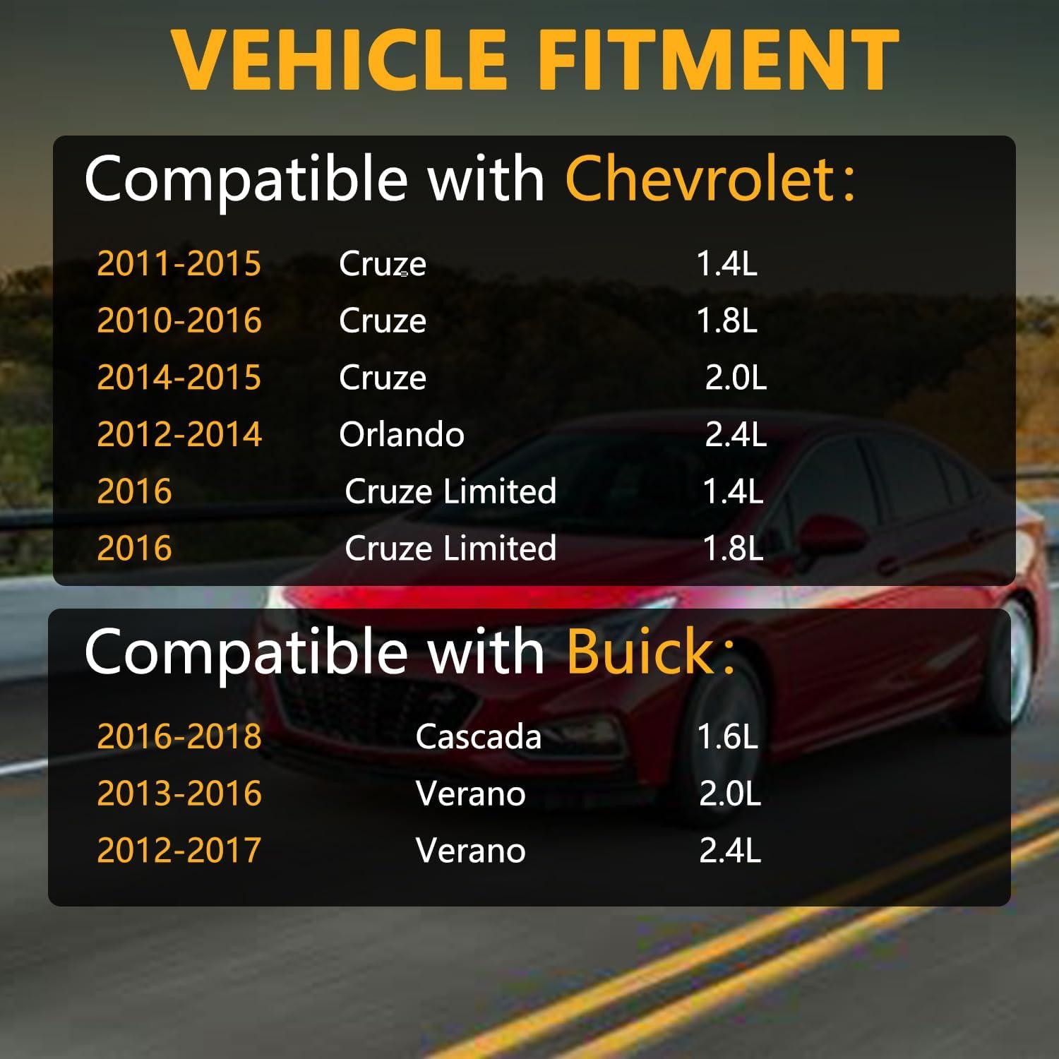 Tanque de Refrigerante AFEISOL 603-383 para Chevy Cruze Orlando
