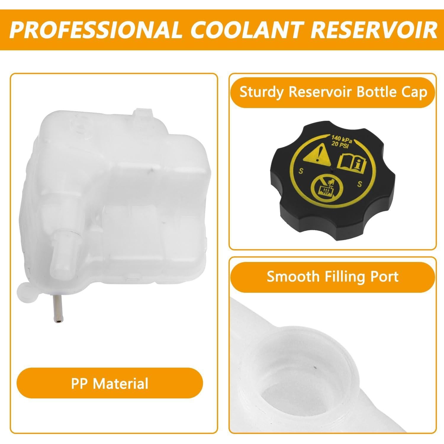 Tanque de Refrigerante AFEISOL 603-383 para Chevy Cruze Orlando