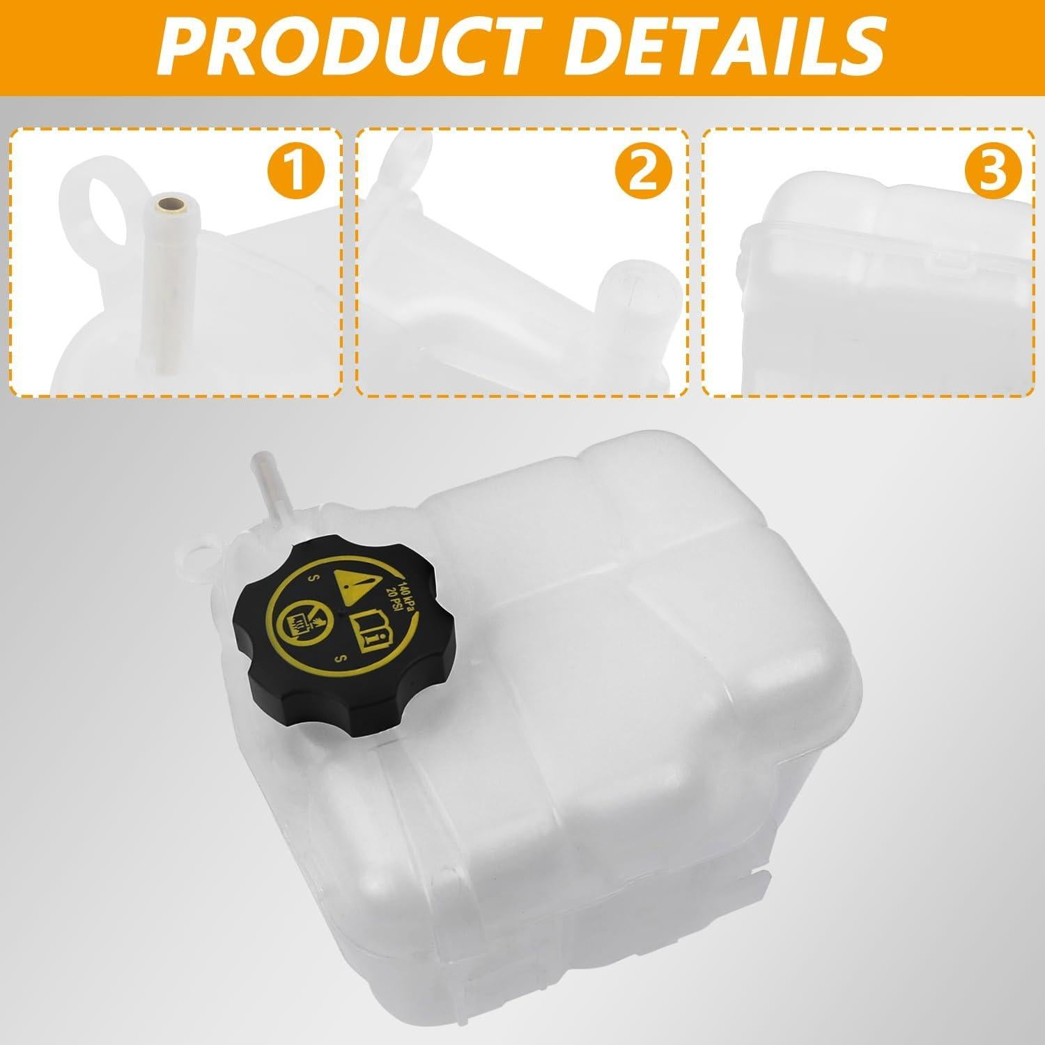 Tanque de Refrigerante AFEISOL 603-383 para Chevy Cruze Orlando