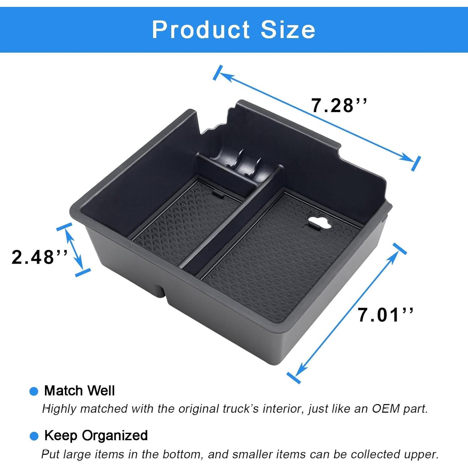 Organizador de Consola Central PIMCAR para Ford Ranger 2019-2023