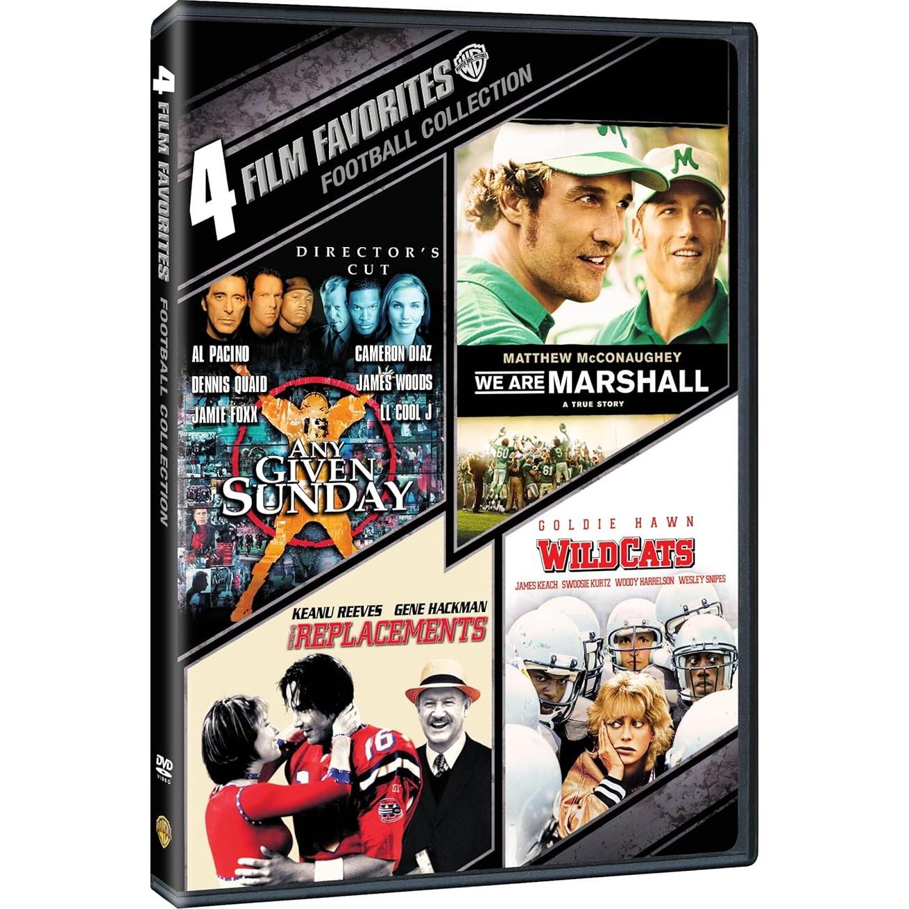 4 Películas de Fútbol DVD Warner - Colección Especial