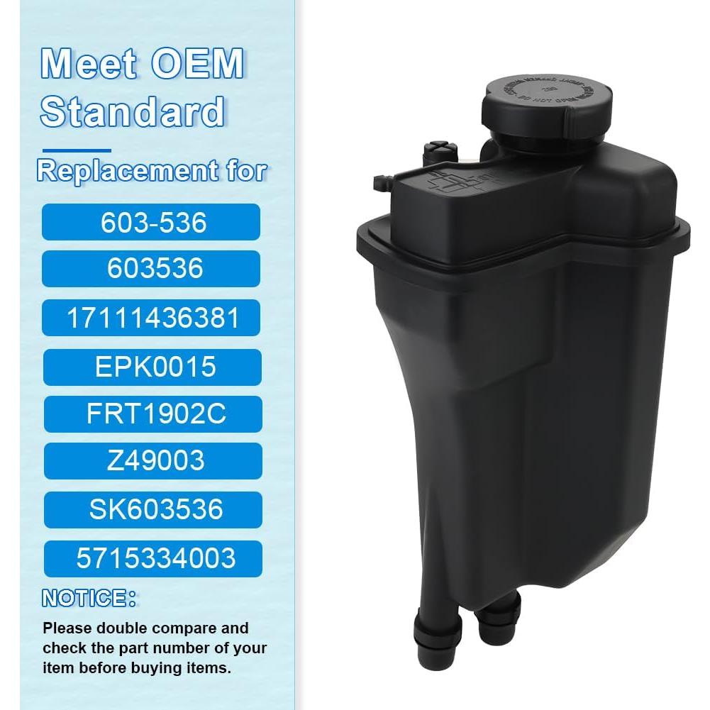 Tanque de Refrigerante JDMON para BMW E39/E38 0.73kg