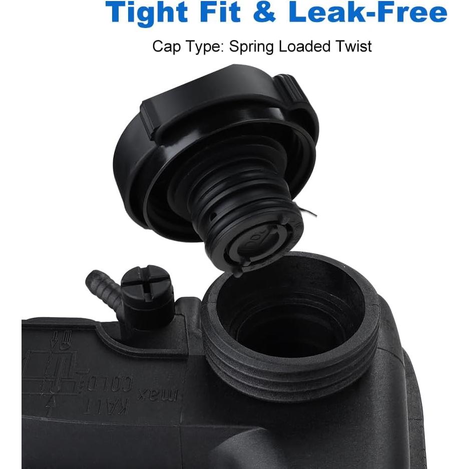 Tanque de Refrigerante JDMON para BMW E39/E38 0.73kg