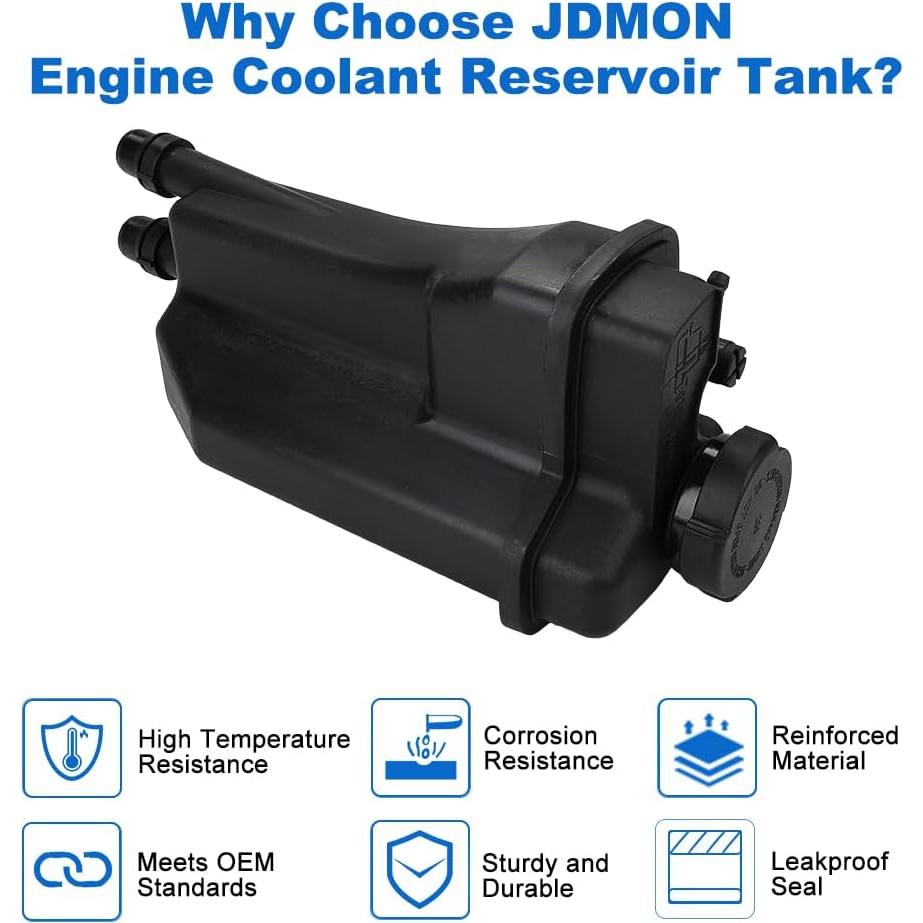 Tanque de Refrigerante JDMON para BMW E39/E38 0.73kg