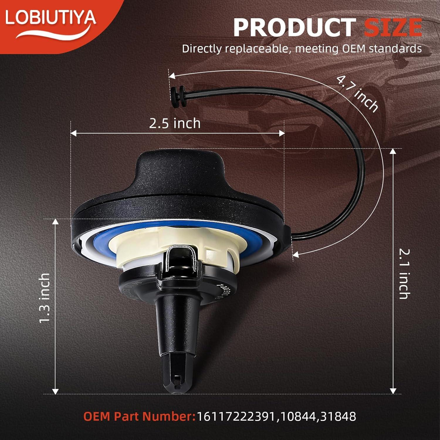 Tapa de Gas LOBIUTIYA 16117222391 para BMW y Mini Cooper