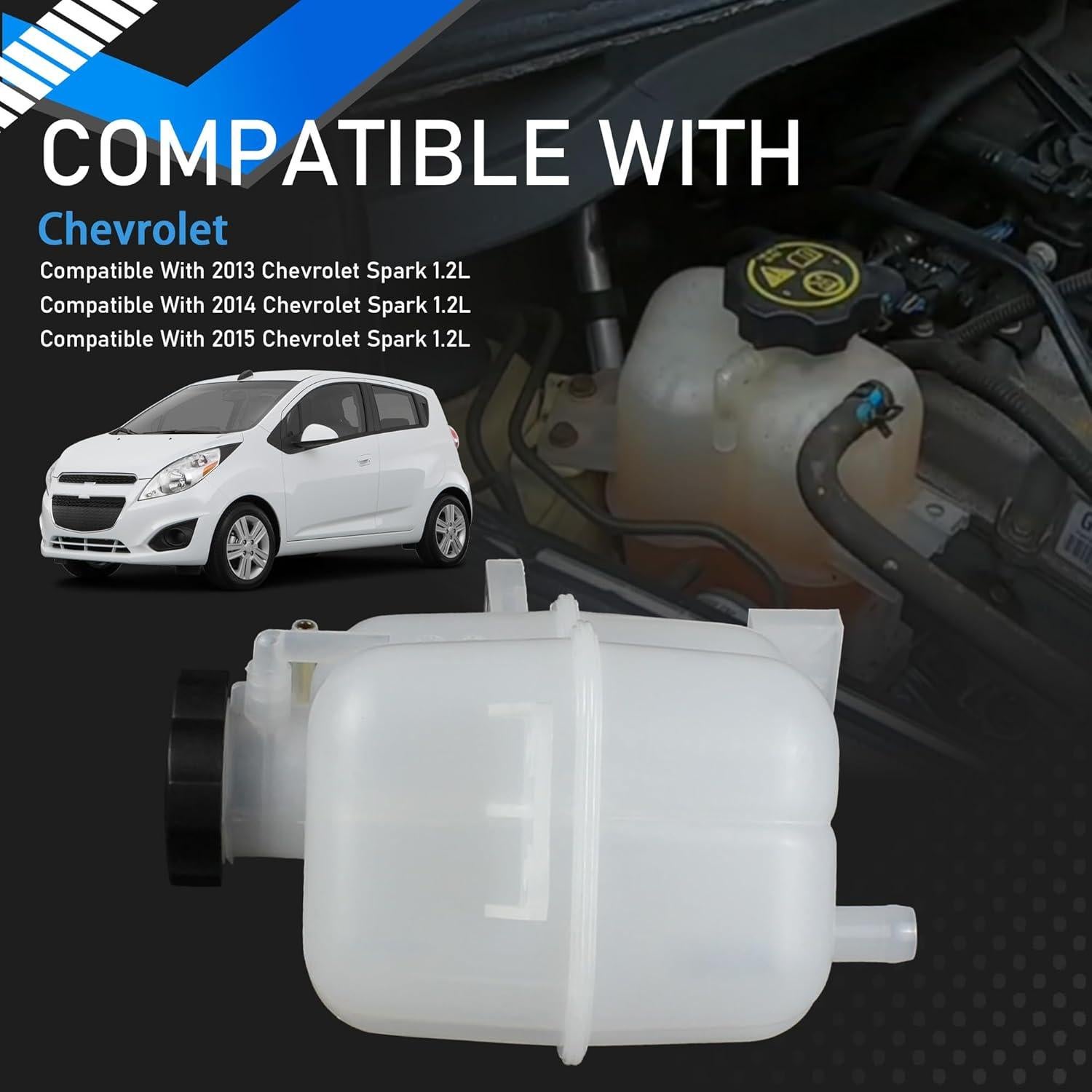 Tanque de Expansión Refrigerante YzusGomumu Chevrolet Spark 1.2L 2013-2015