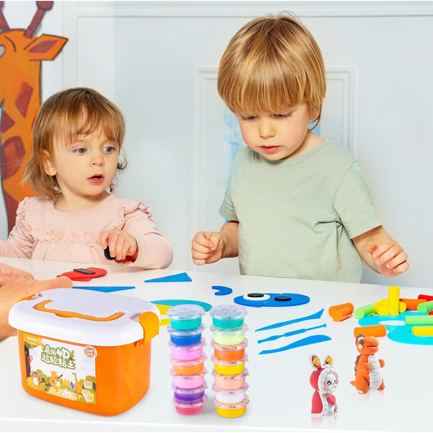 Kit de Arcilla para Modelar M&G 36 Colores No Tóxica