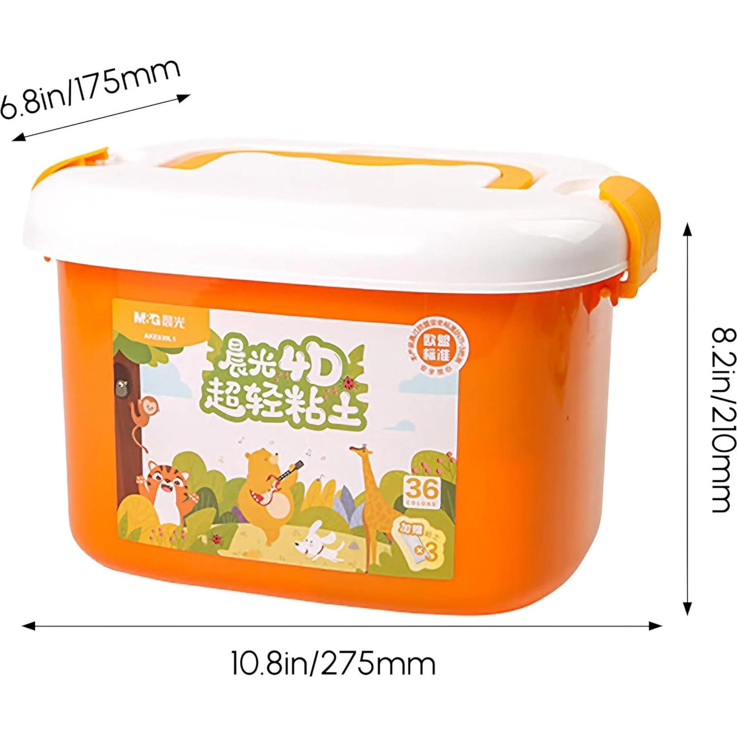 Kit de Arcilla para Modelar M&G 36 Colores No Tóxica