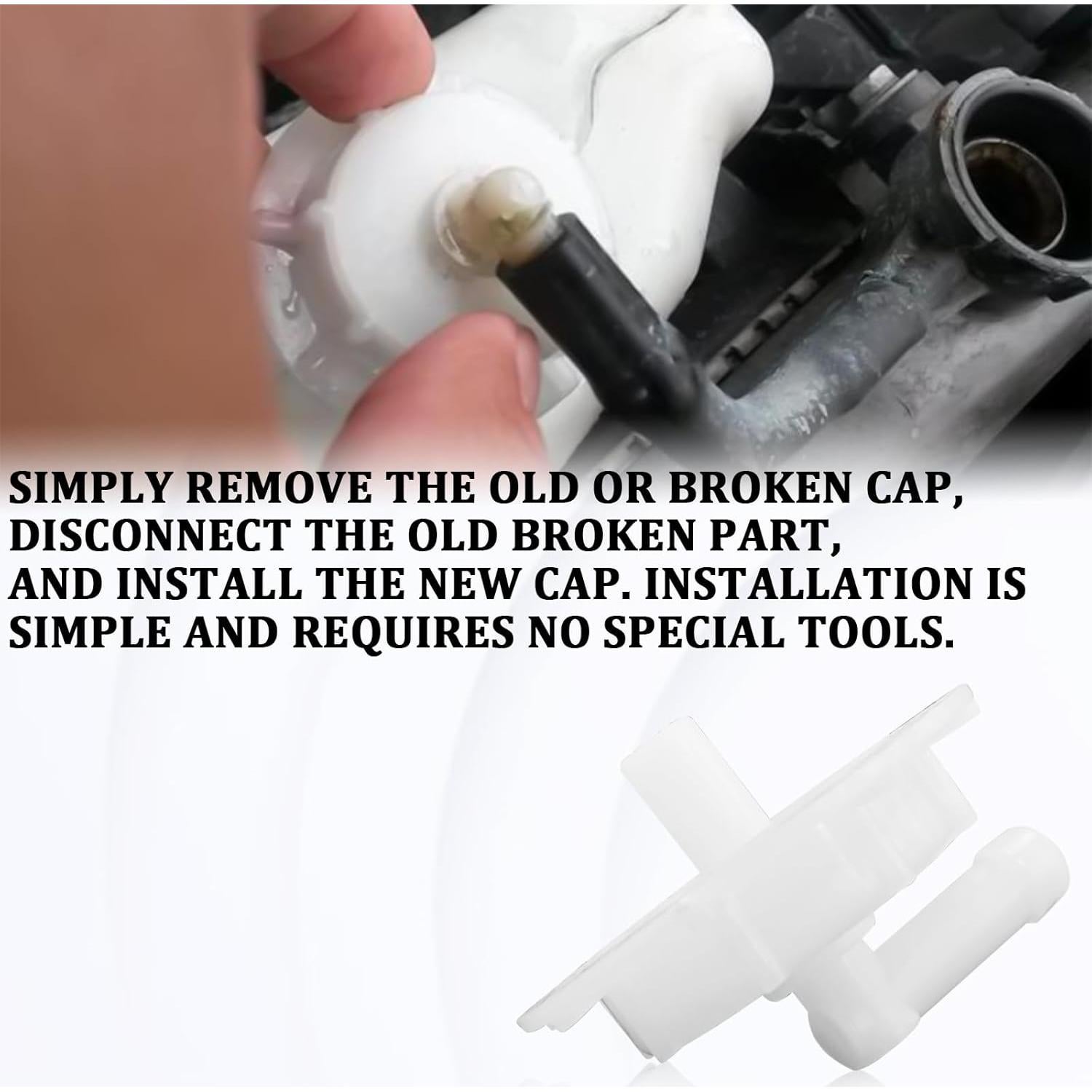 Tapa de refrigerante KUQUTIDY 19106-RNA-A48 para Honda/Acura