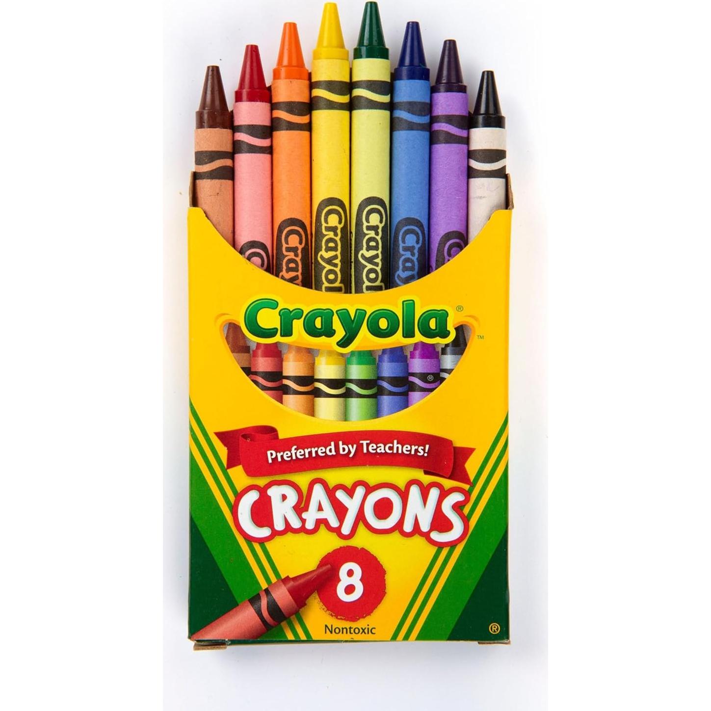 Crayola Crayons, School Supplies, Classic Colors, 8 Count